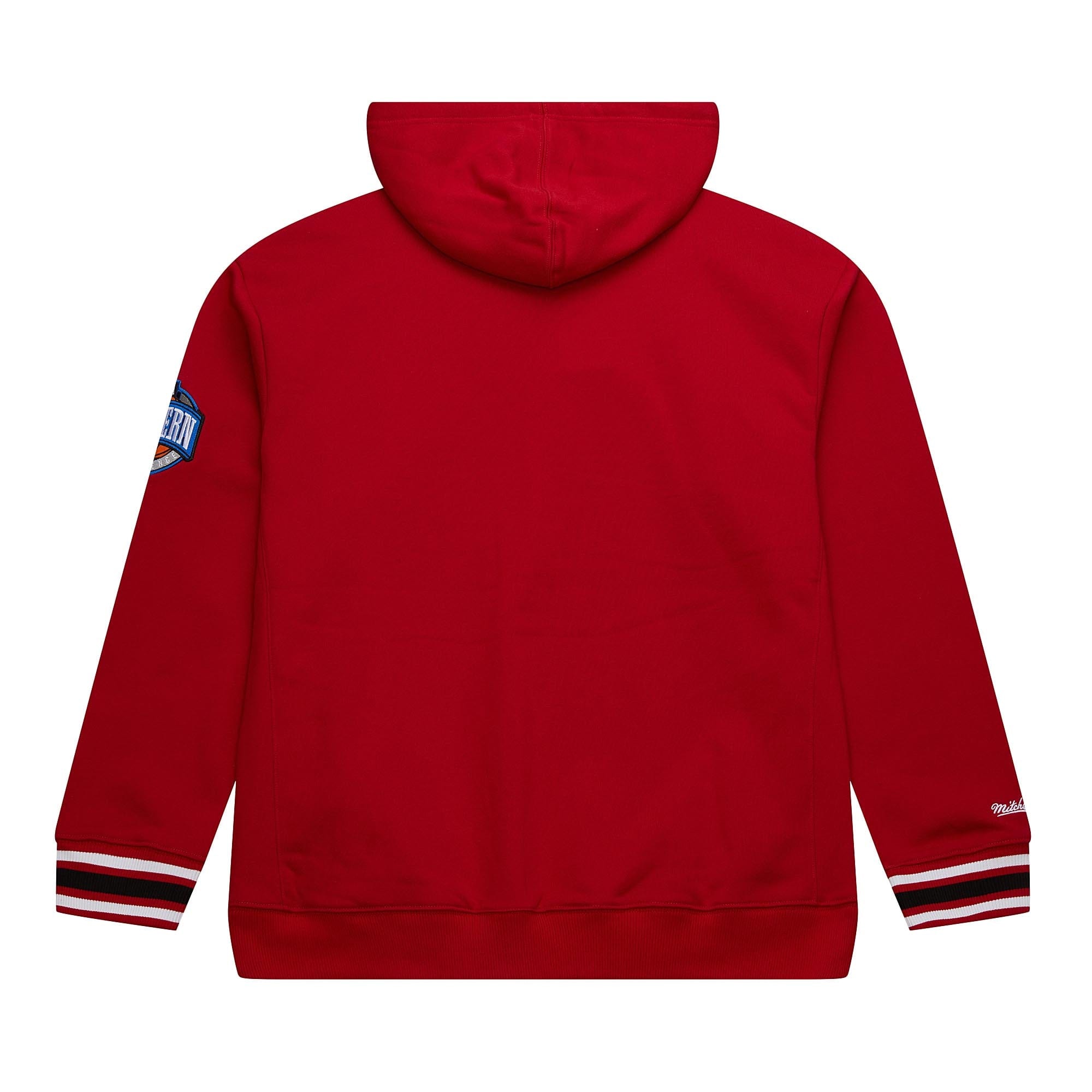 Chicago Bulls Mitchell & Ness Heavyweight Chainstitch Premium NBA Hoodie Rot - STADIUMDREAMS
