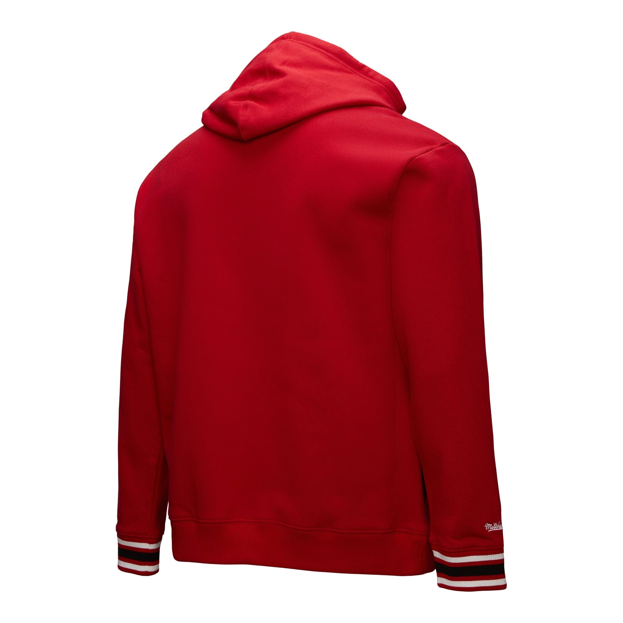 Chicago Bulls Mitchell & Ness Heavyweight Chainstitch Premium NBA Hoodie Rot - STADIUMDREAMS