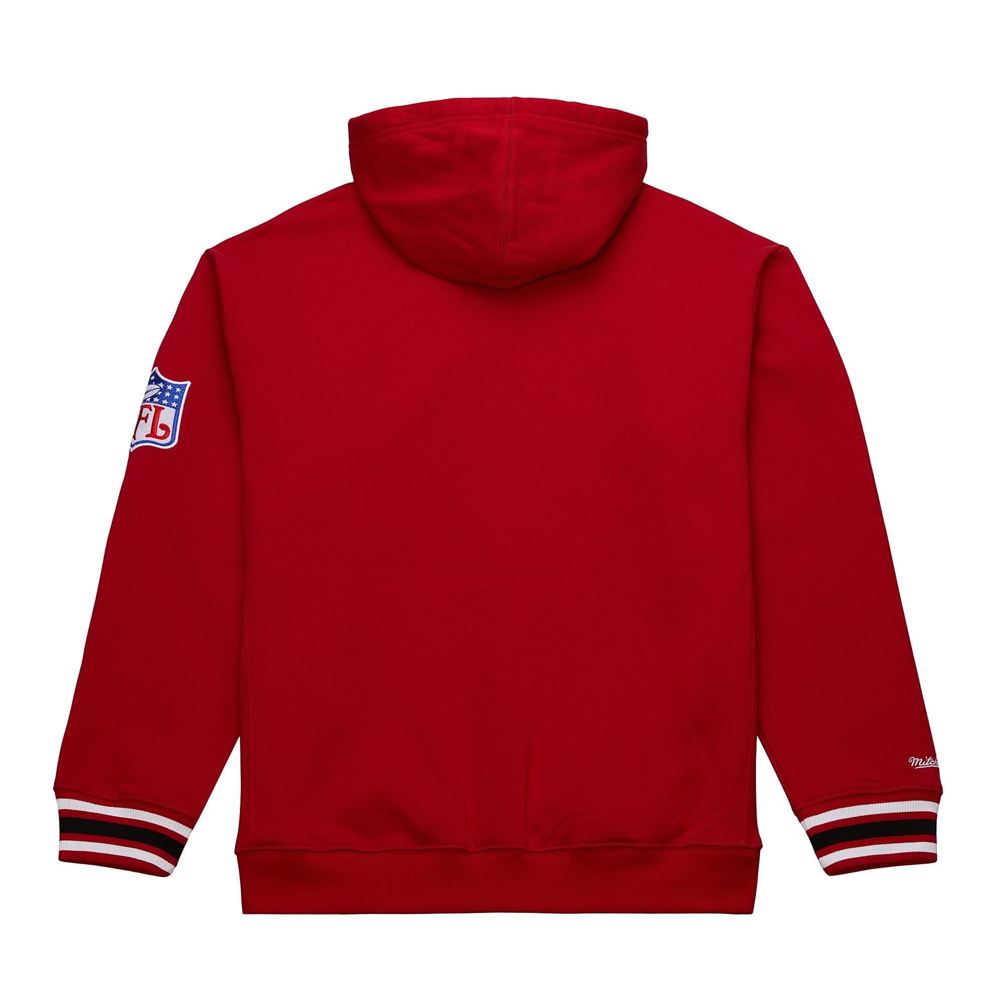 Kansas City Chiefs Mitchell & Ness Heavyweight Chainstitch Premium NFL Hoodie Rot - STADIUMDREAMS