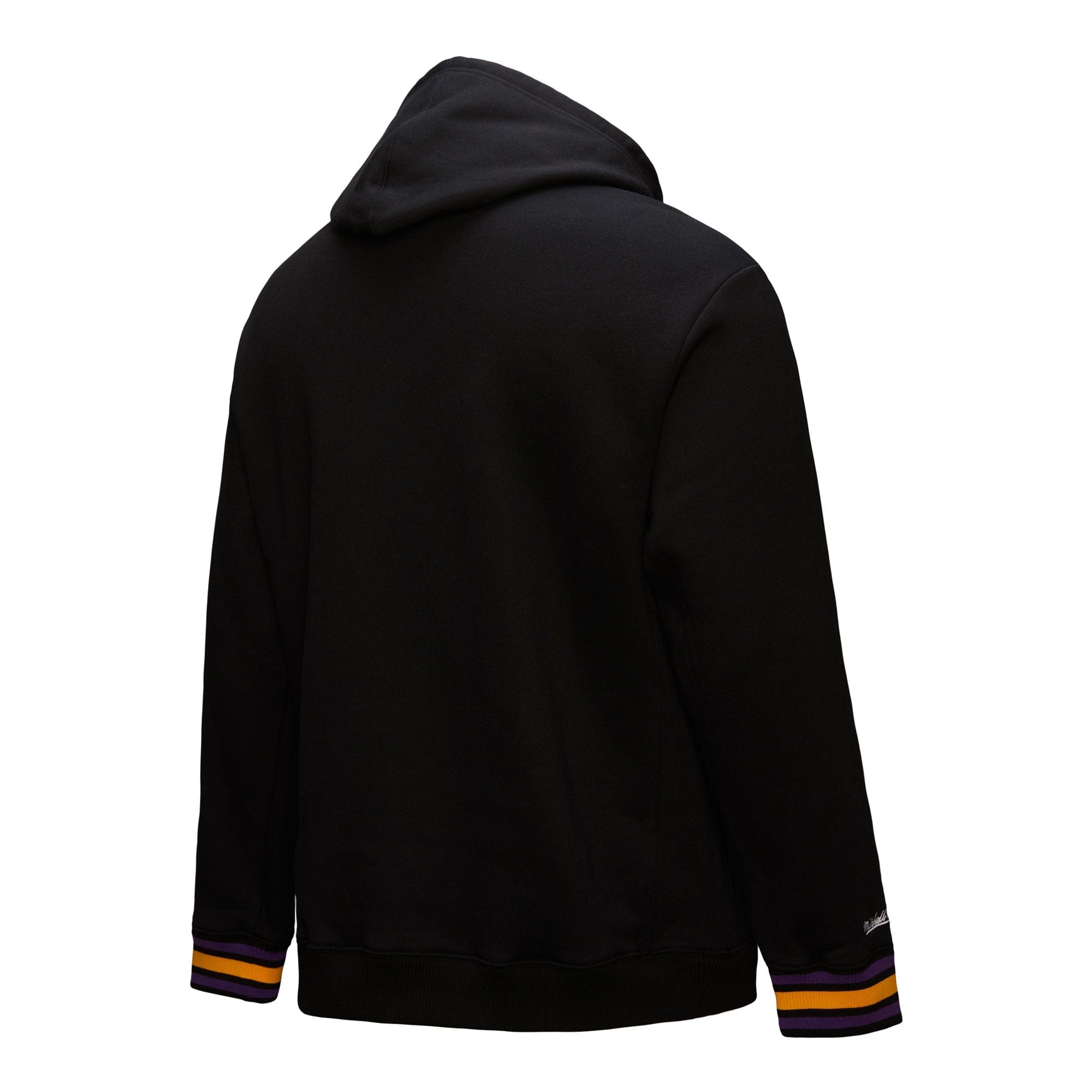 Los Angeles Lakers Mitchell & Ness Heavyweight Chainstitch Premium NBA Hoodie Schwarz - STADIUMDREAMS