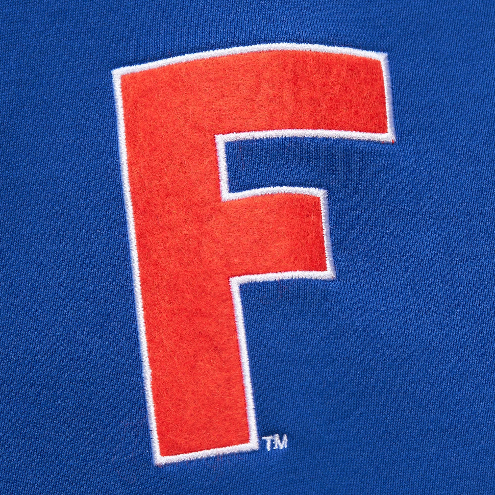 Florida Gators Mitchell & Ness Heavyweight Chainstitch Premium NCAA Hoodie Blau - STADIUMDREAMS