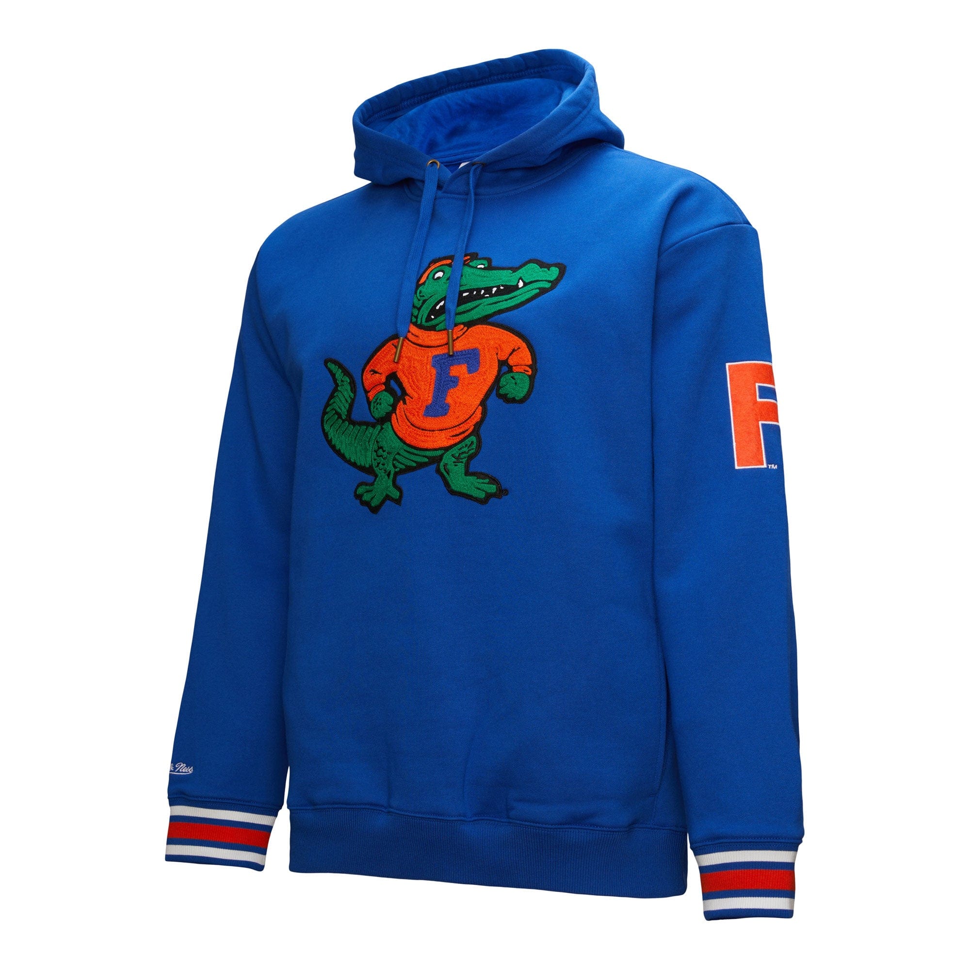 Florida Gators Mitchell & Ness Heavyweight Chainstitch Premium NCAA Hoodie Blau - STADIUMDREAMS