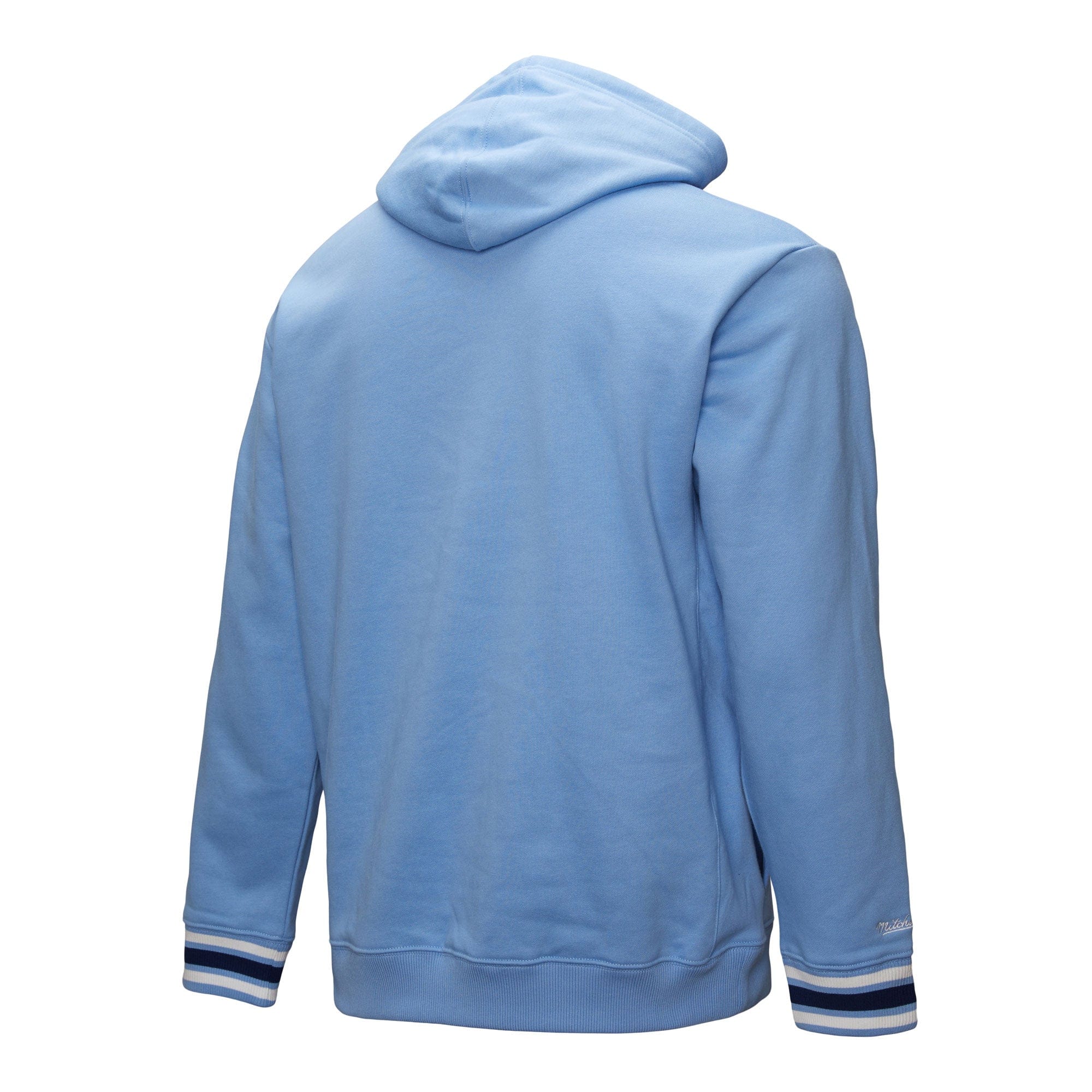 North Carolina Tar Heels Mitchell & Ness Heavyweight Chainstitch Premium NCAA Hoodie Blau - STADIUMDREAMS