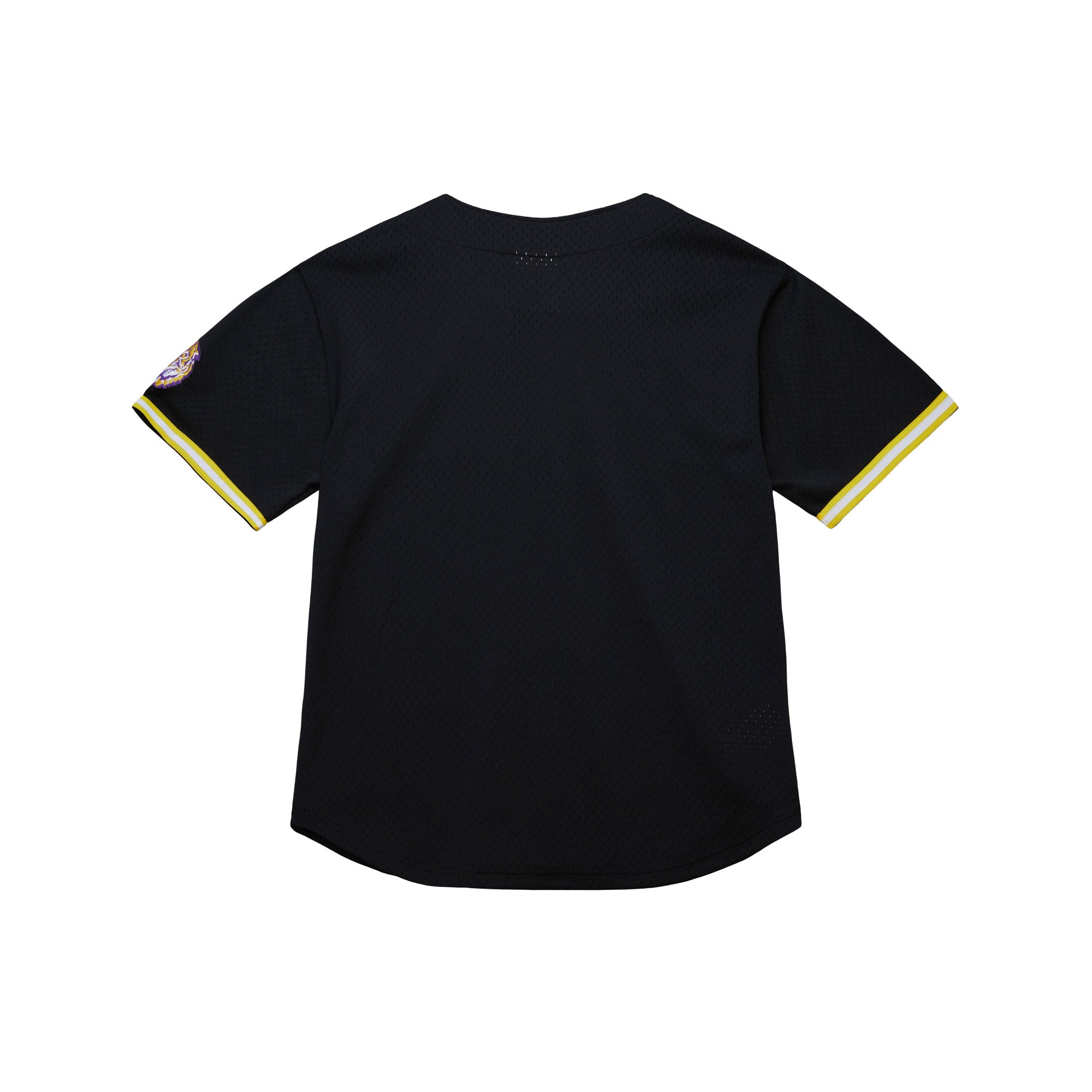 Louisiana State University Tigers Mitchell & Ness On the Clock NCAA Baseball Trikot Schwarz - STADIUMDREAMS