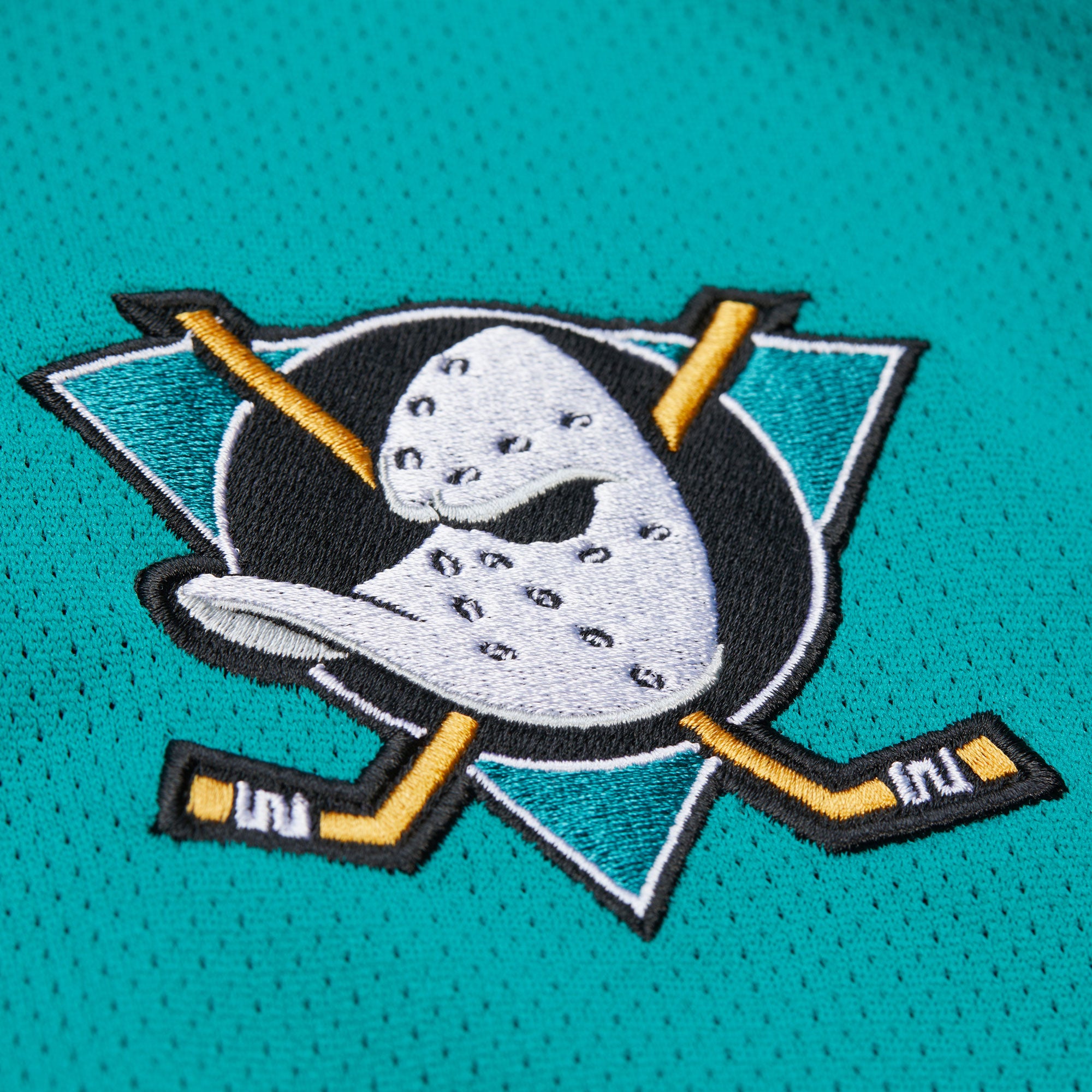 Anaheim Ducks Mitchell & Ness Backprint Full-Zip NHL Jacke Lila - STADIUMDREAMS