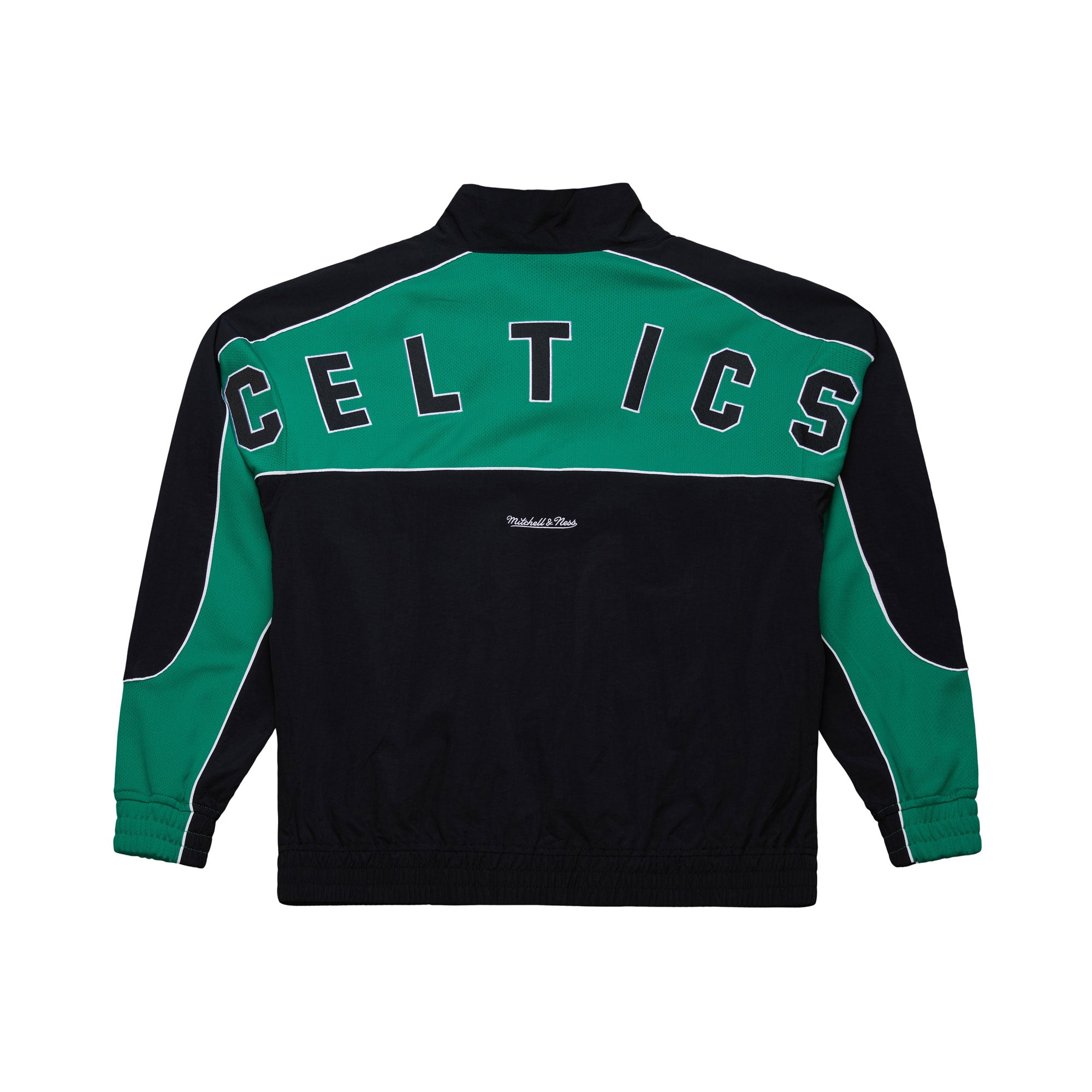 Boston Celtics Mitchell & Ness Backprint Full-Zip NBA Jacke Schwarz - STADIUMDREAMS