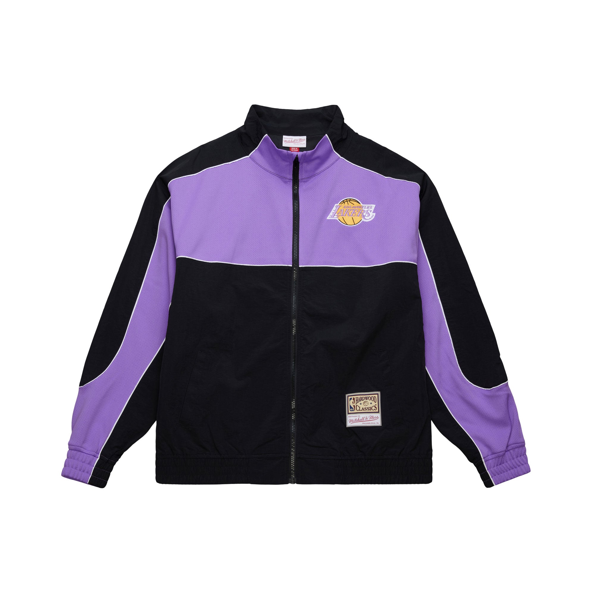 Los Angeles Lakers Mitchell & Ness Backprint Full-Zip NBA Jacke Schwarz