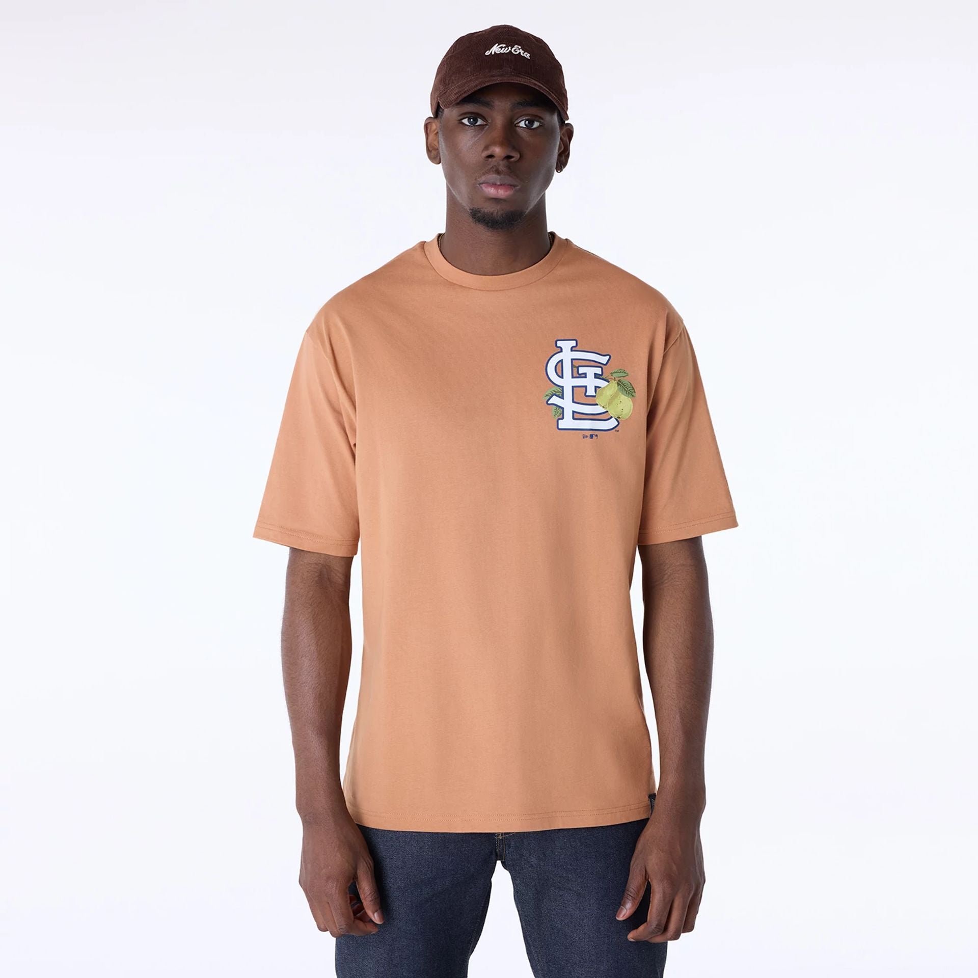 St. Louis Cardinals New Era Fruit Backprint MLB T-Shirt Orange