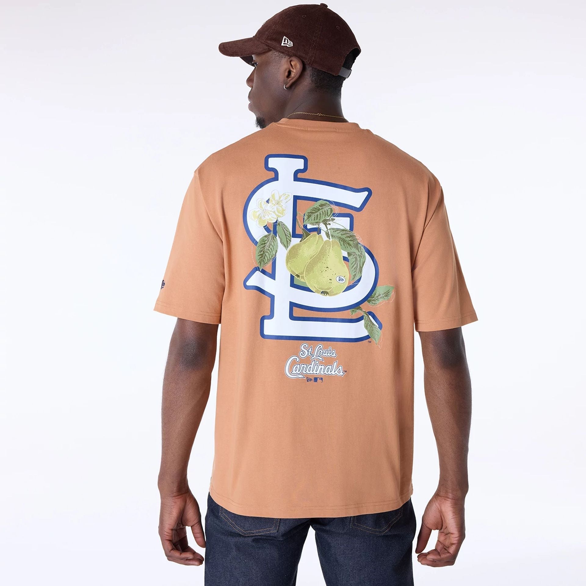 St. Louis Cardinals New Era Fruit Backprint MLB T-Shirt Orange