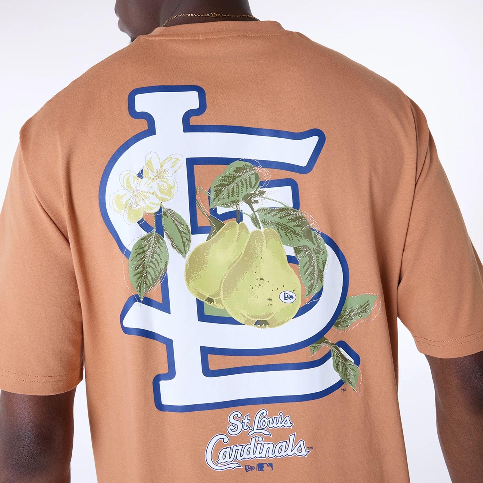 St. Louis Cardinals New Era Fruit Backprint MLB T-Shirt Orange