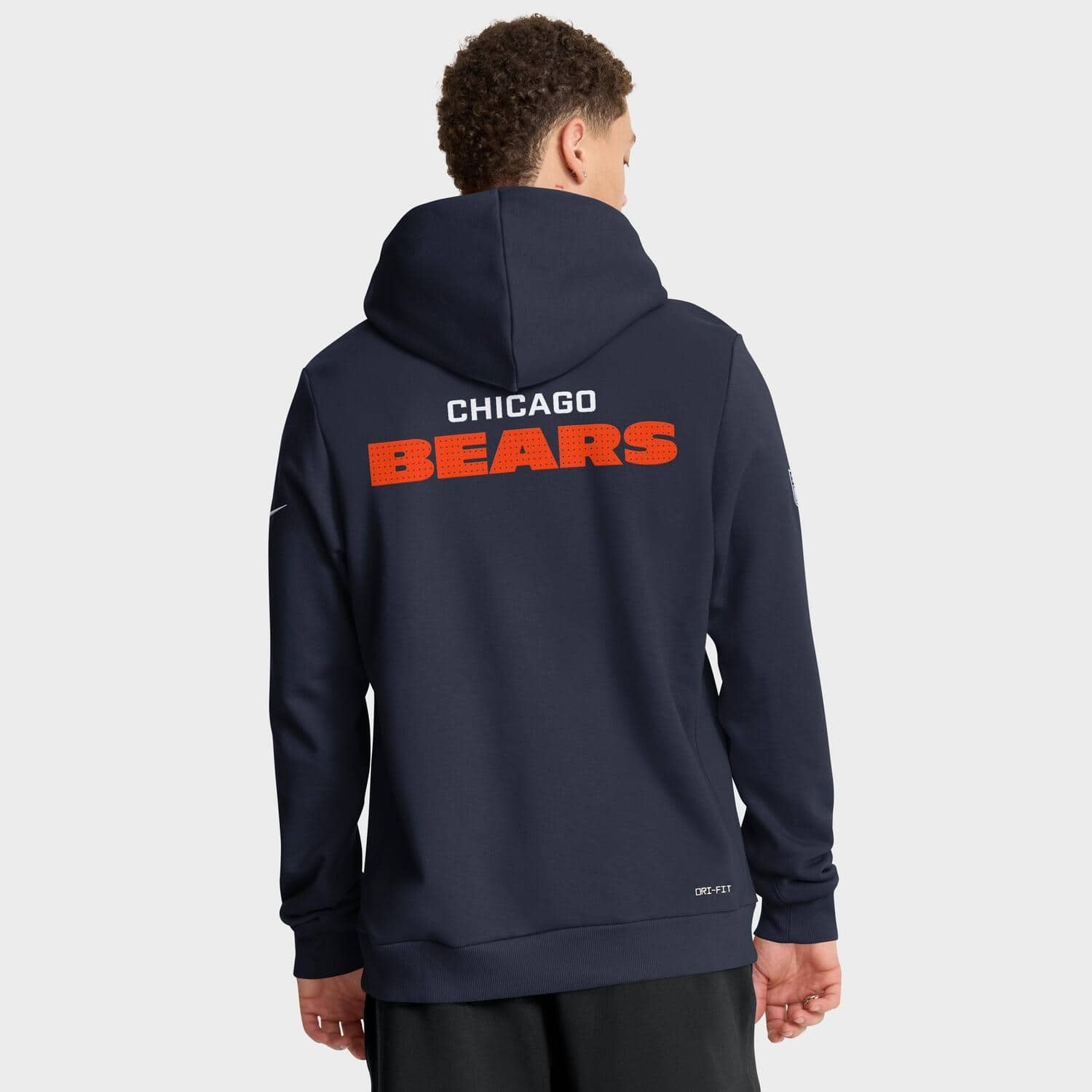 Chicago Bears 2025 NFL Sideline Nike Standard Issue Hoodie Navy - STADIUMDREAMS
