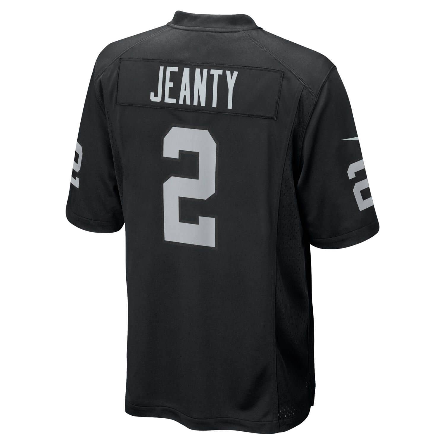 Ashton Jeanty #2 Las Vegas Raiders Nike Home Game NFL Football Trikot Schwarz