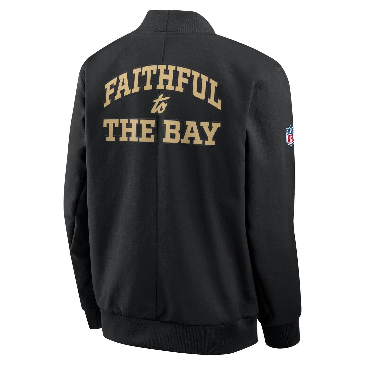 San Francisco 49ers 2025 Nike Rivalries Sideline NFL Bomber Jacke Schwarz - STADIUMDREAMS