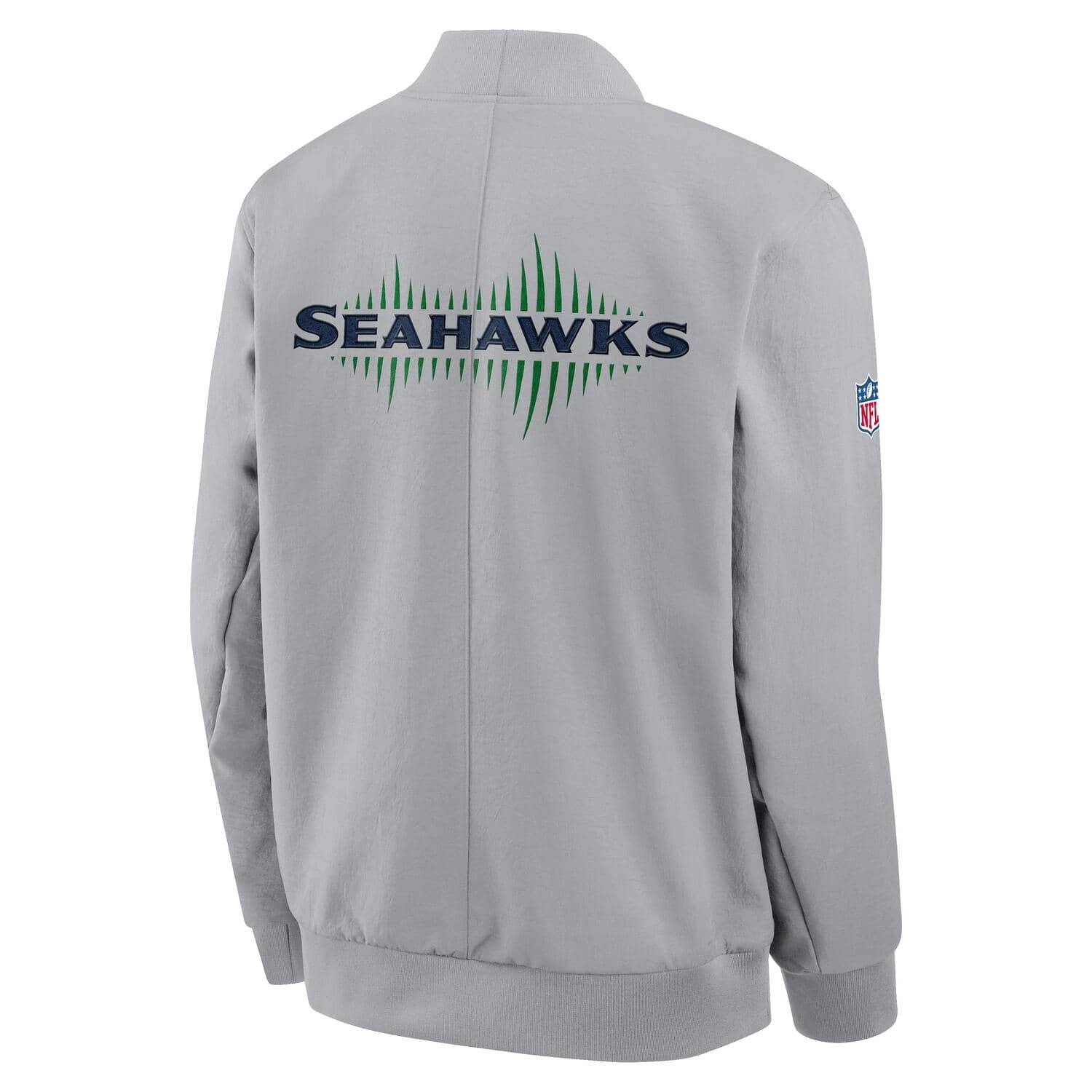 Seattle Seahawks 2025 Nike Rivalries Sideline NFL Bomber Jacke Grau - STADIUMDREAMS