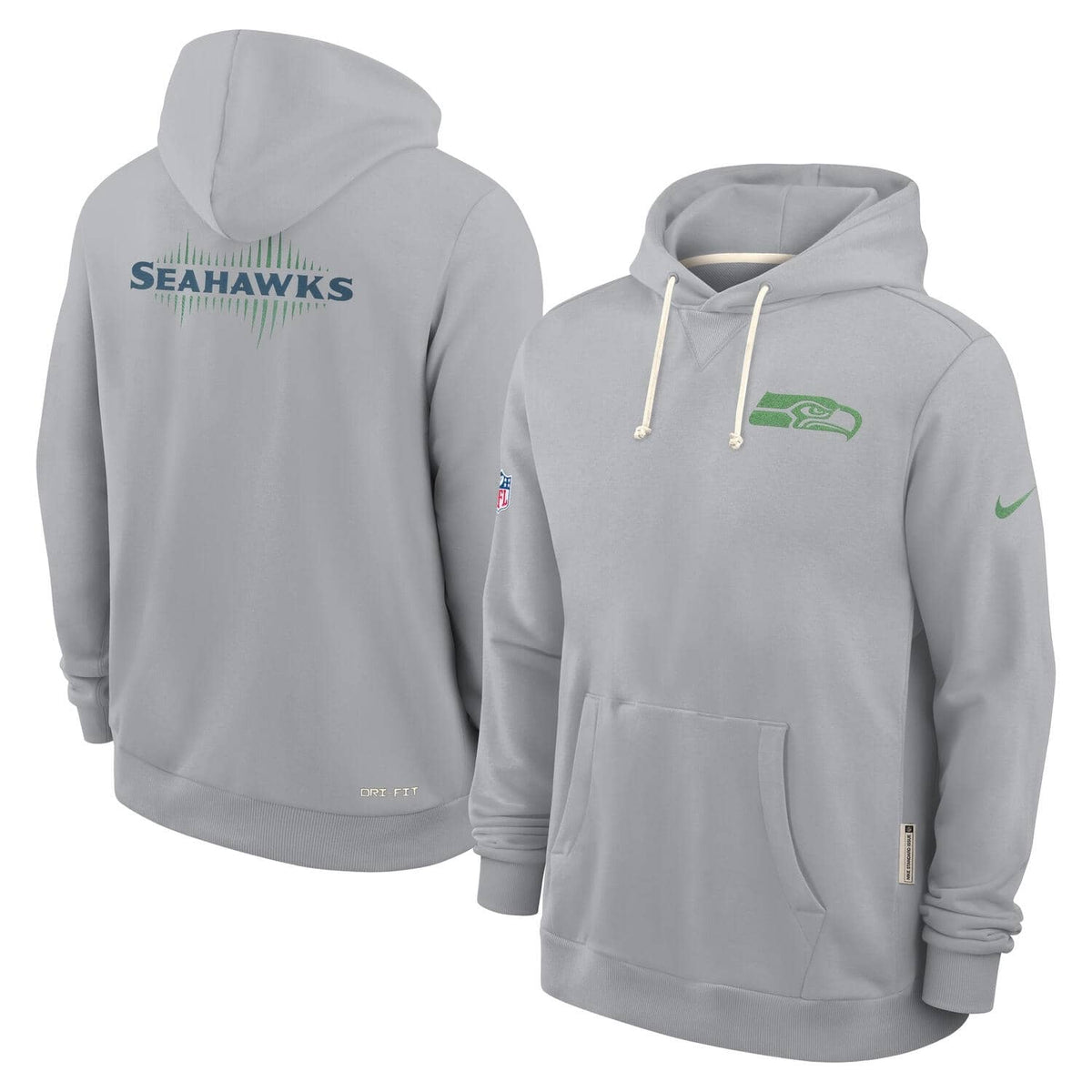 Seattle Seahawks 2025 Rivalries Nike Sideline NFL Hoodie Grau - STADIUMDREAMS