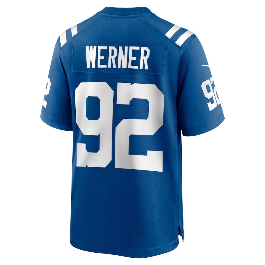 Björn Werner #92 Indianapolis Colts Nike Game NFL Football Trikot Blau