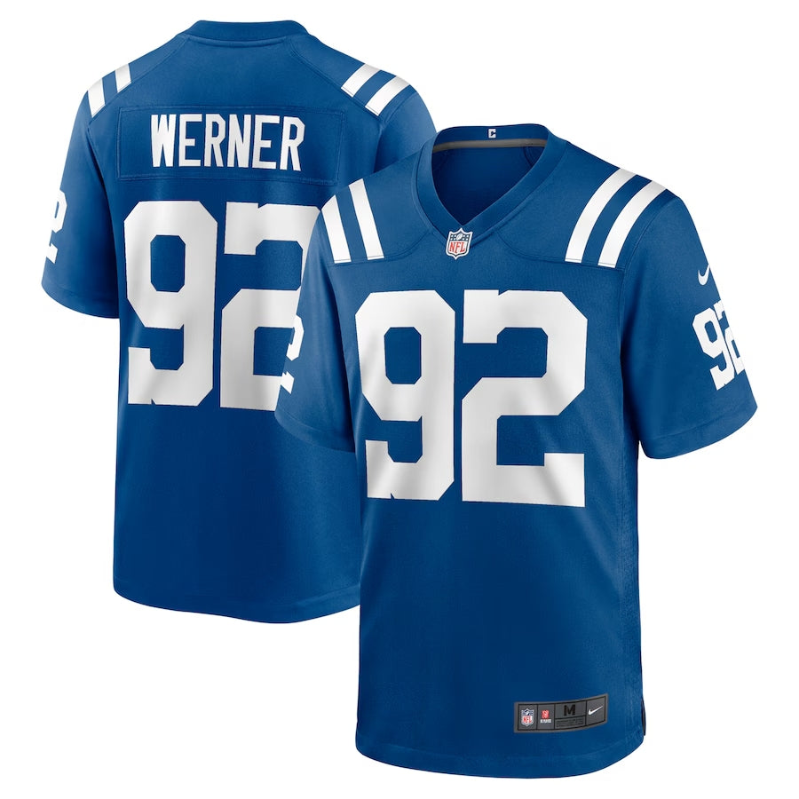 Björn Werner #92 Indianapolis Colts Nike Game NFL Football Trikot Blau