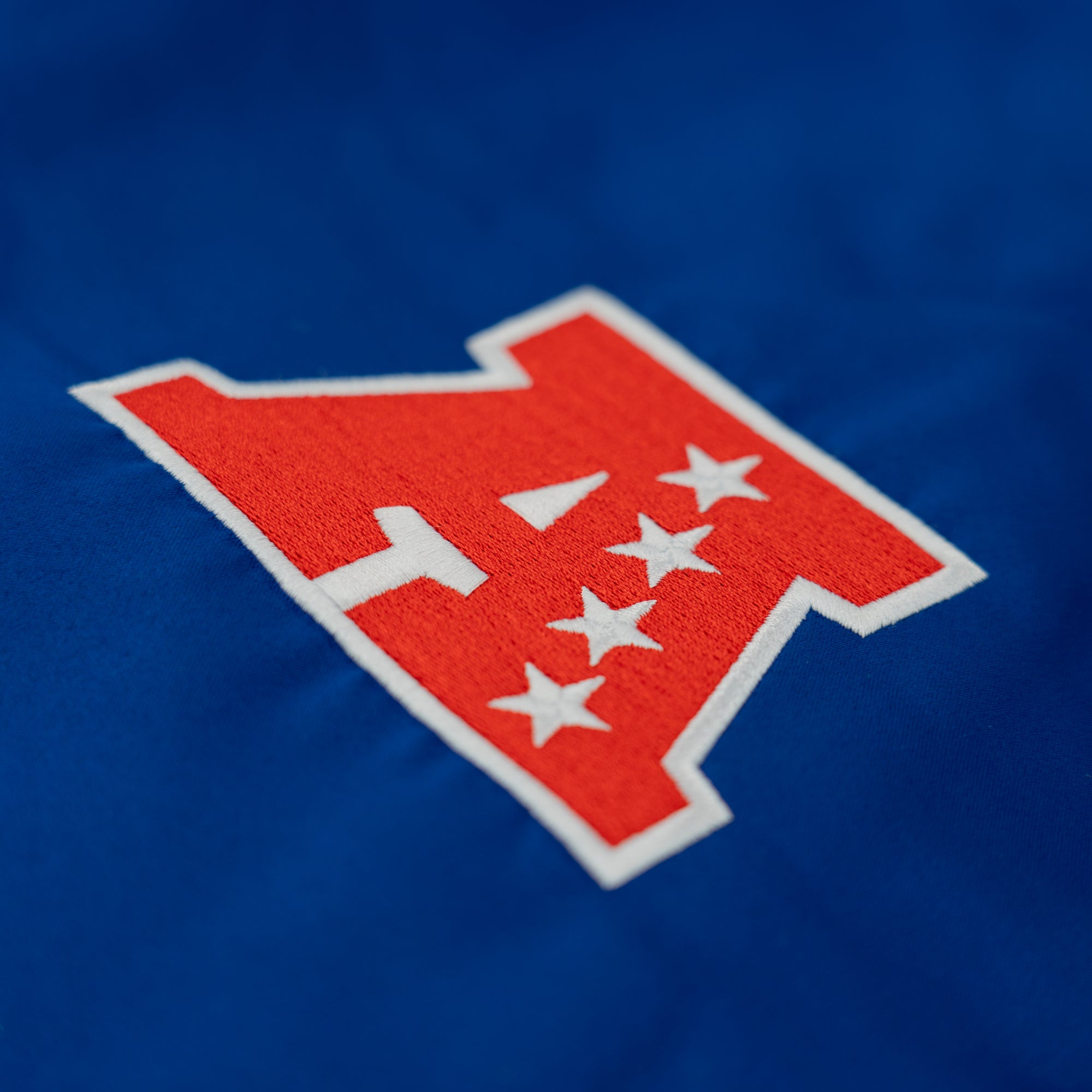 Buffalo Bills New Era USA EDITION Stitched Satin NFL Jacke Blau
