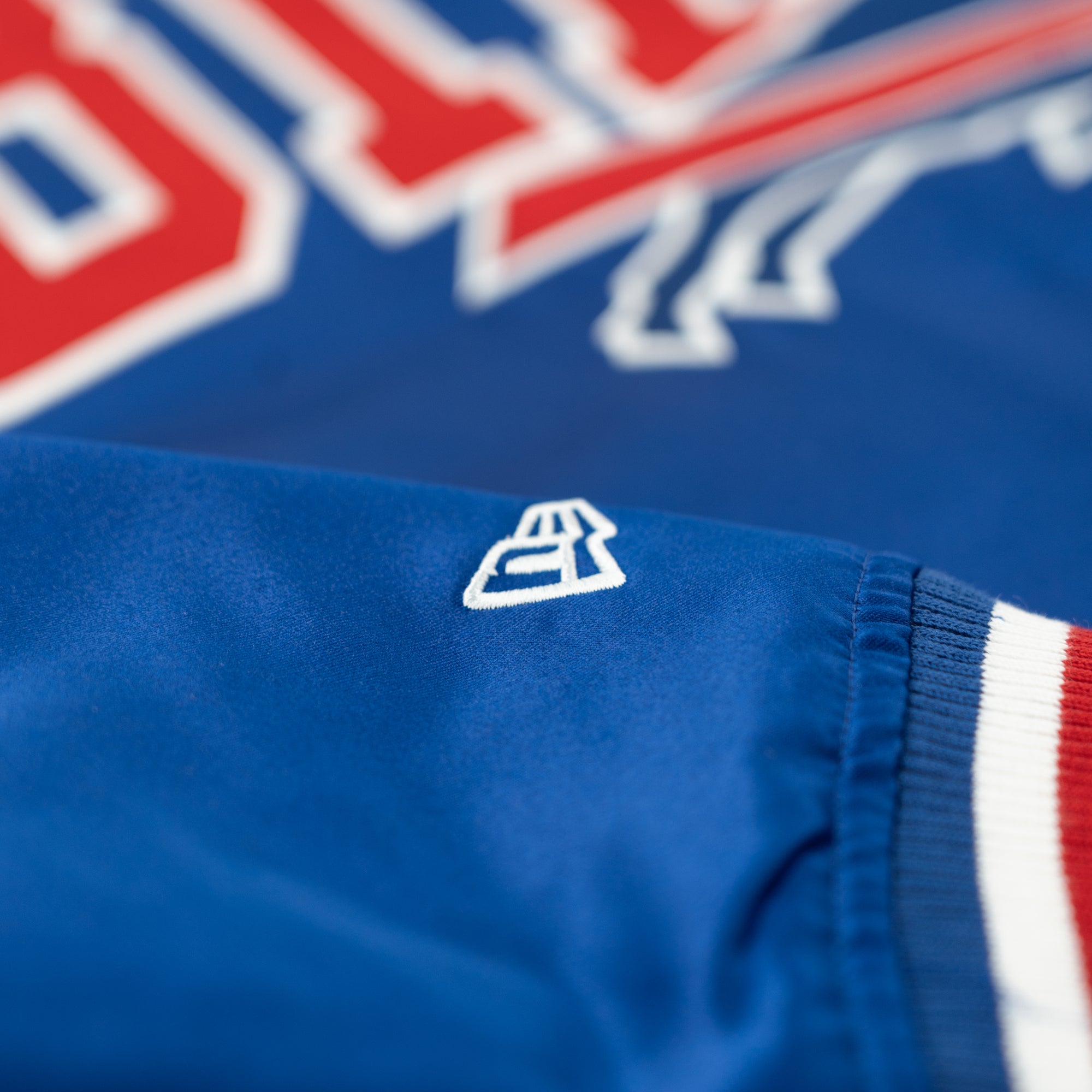 Buffalo Bills New Era USA EDITION Stitched Satin NFL Jacke Blau