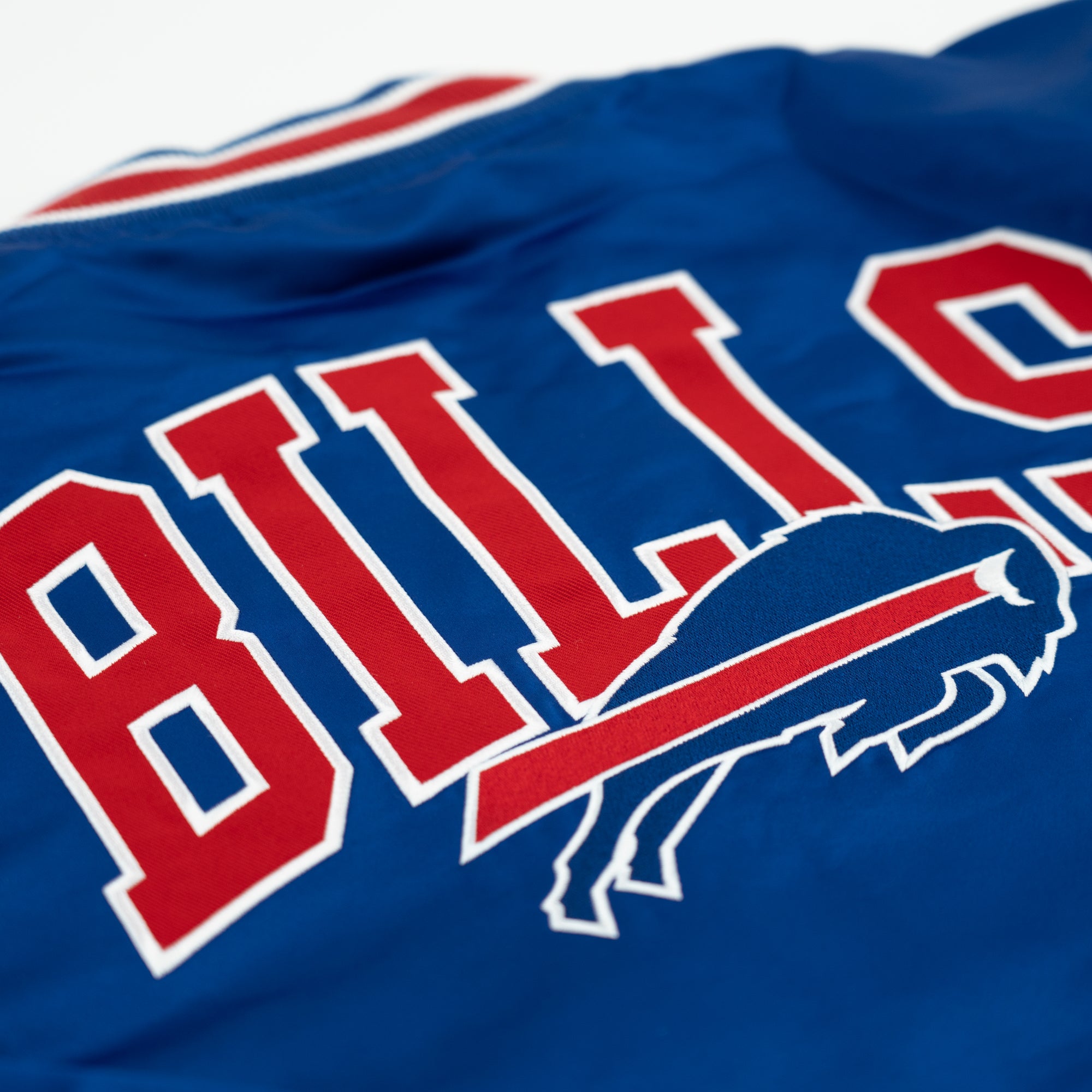 Buffalo Bills New Era USA EDITION Stitched Satin NFL Jacke Blau