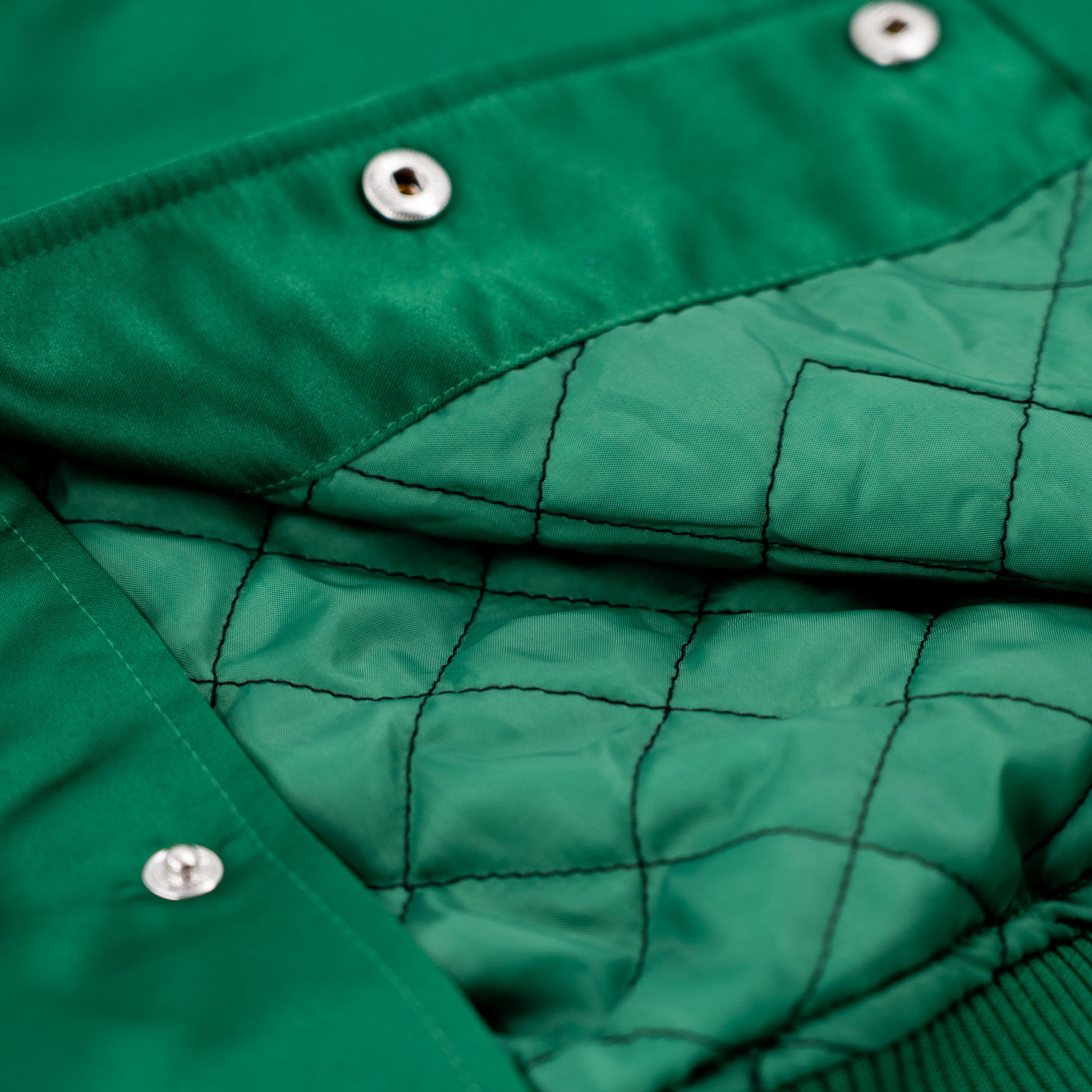 Philadelphia Eagles New Era USA EDITION Stitched Satin NFL Jacke Grün - STADIUMDREAMS