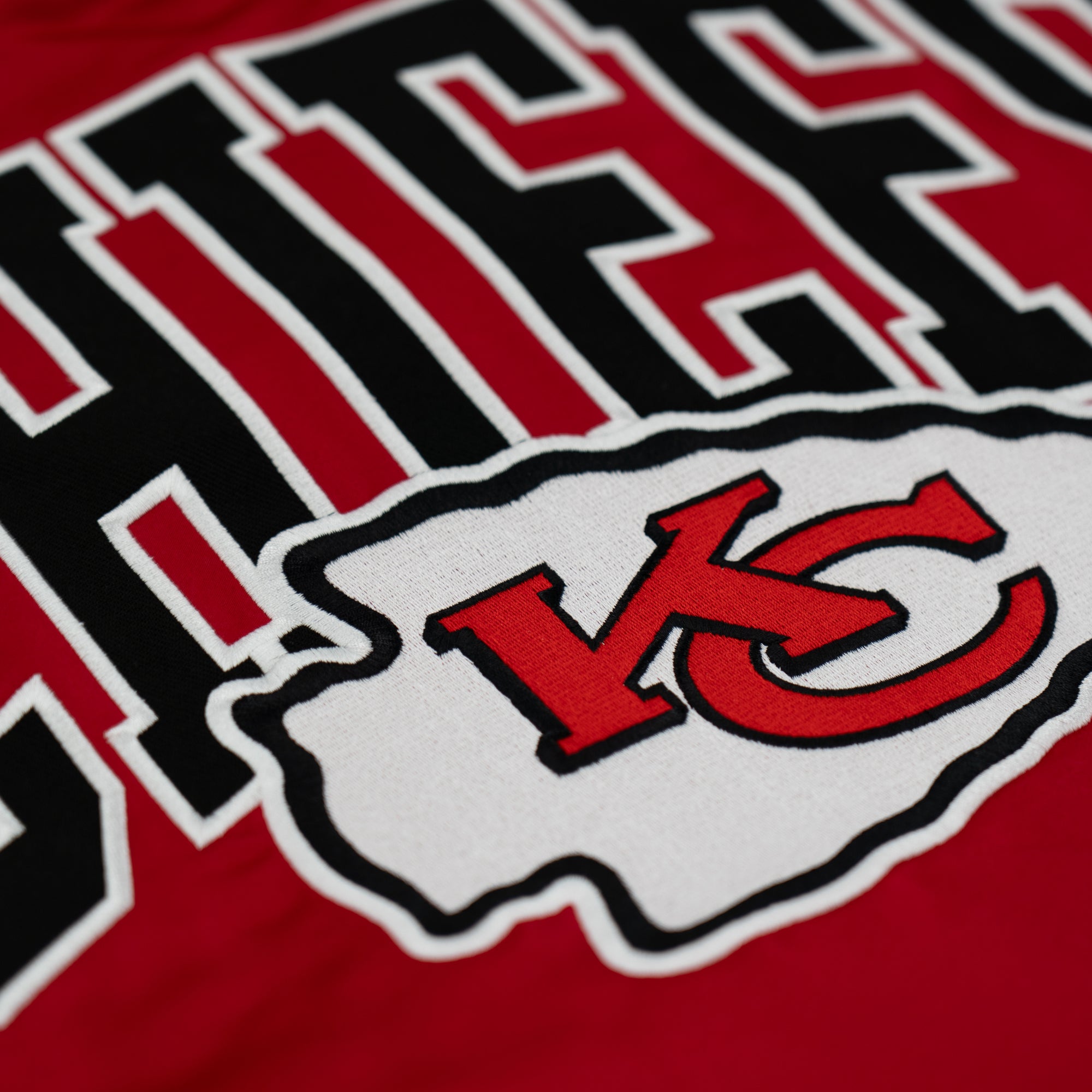 Kansas City Chiefs New Era USA EDITION Stitched Satin NFL Jacke Rot - STADIUMDREAMS