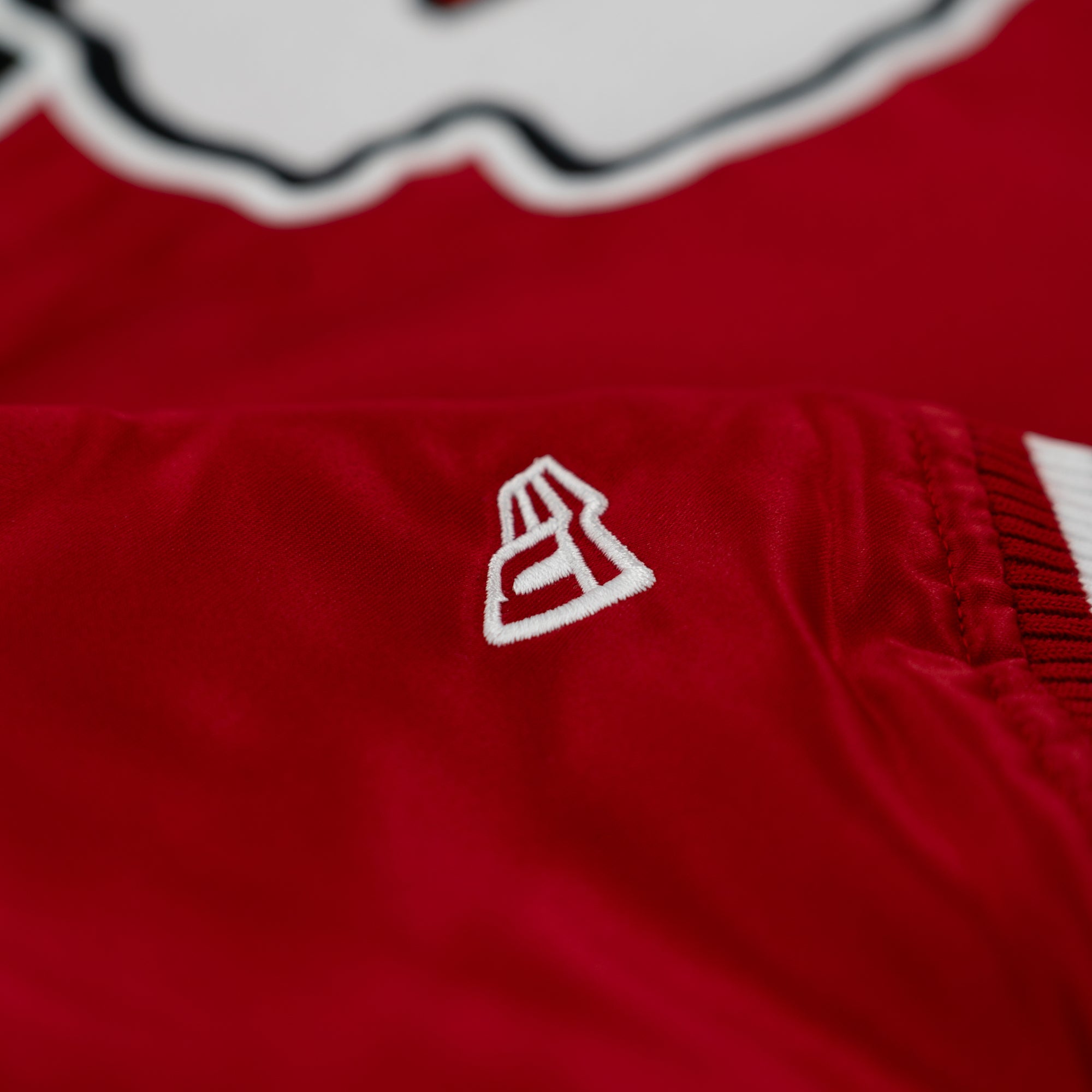 Kansas City Chiefs New Era USA EDITION Stitched Satin NFL Jacke Rot - STADIUMDREAMS