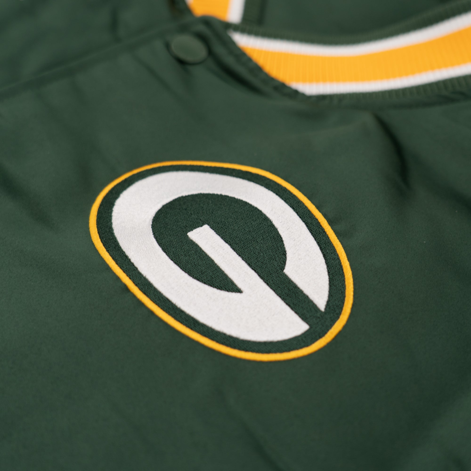 Green Bay Packers New Era USA EDITION Stitched Satin NFL Jacke Grün - STADIUMDREAMS