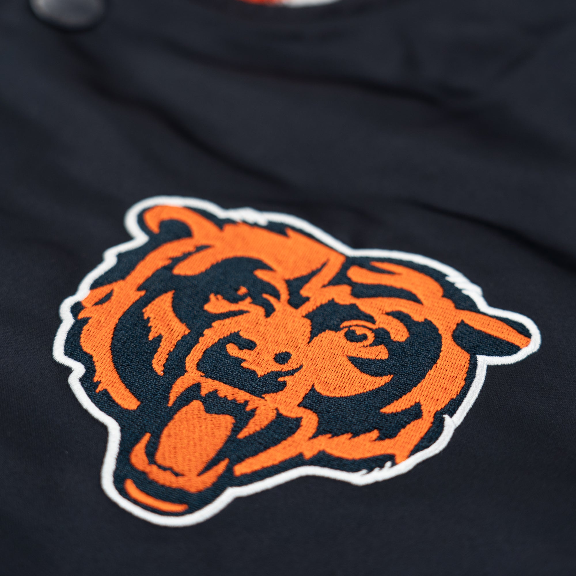 Chicago Bears New Era USA EDITION Stitched Satin NFL Jacke Navy
