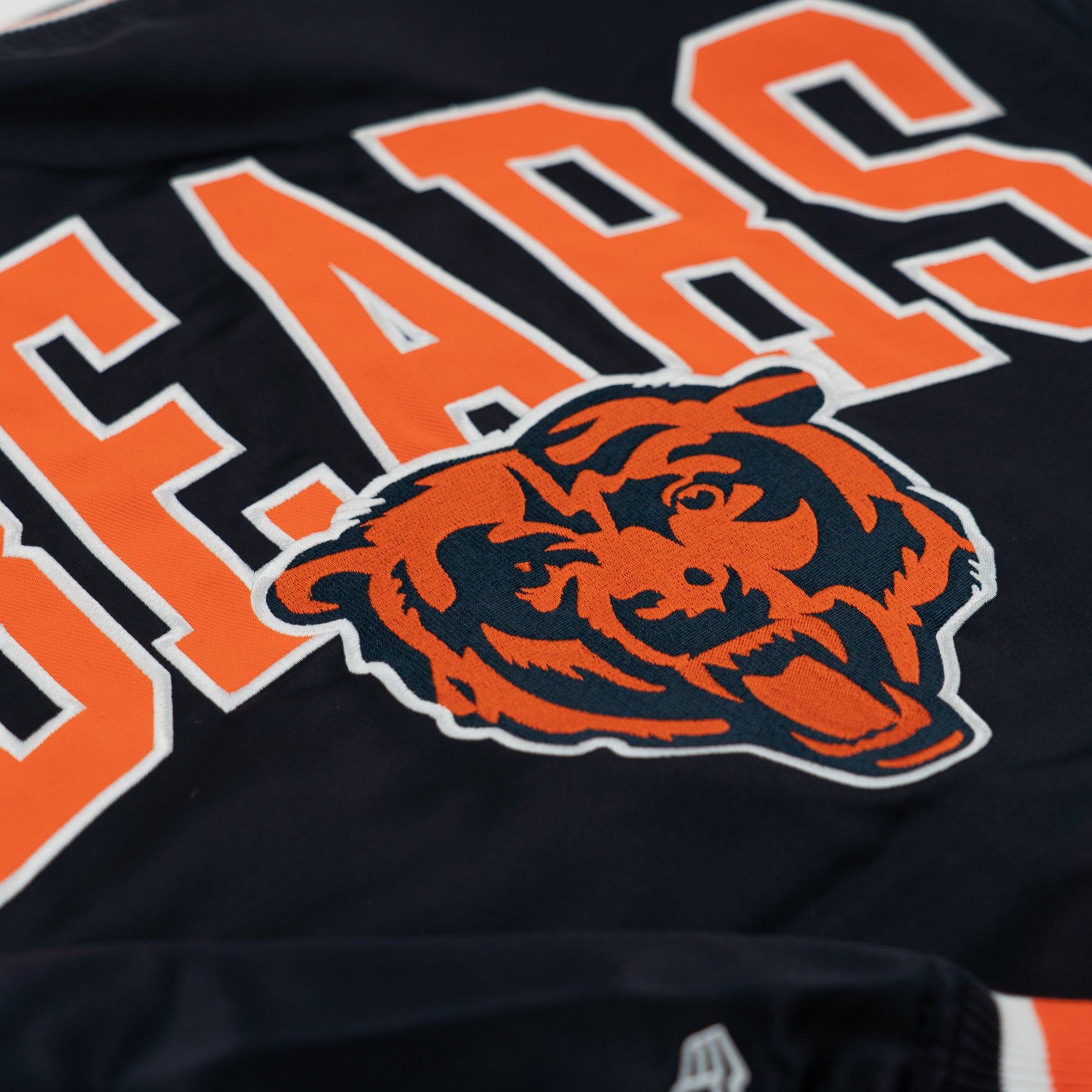 Chicago Bears New Era USA EDITION Stitched Satin NFL Jacke Navy