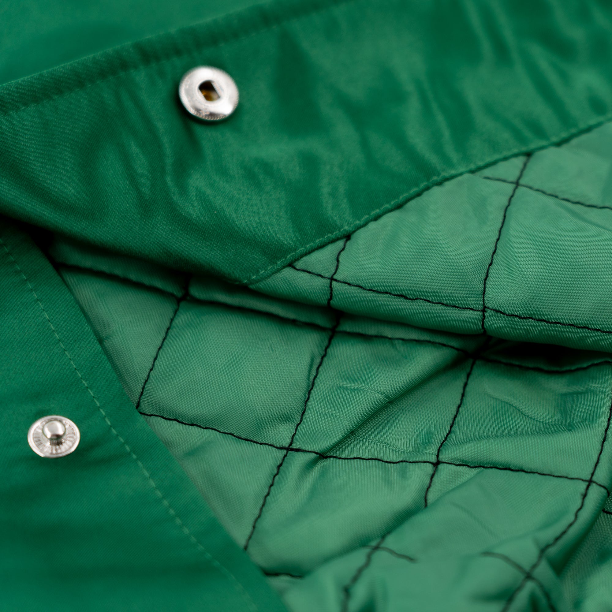 Boston Celtics New Era USA EDITION Stitched Satin NBA Jacke Grün - STADIUMDREAMS