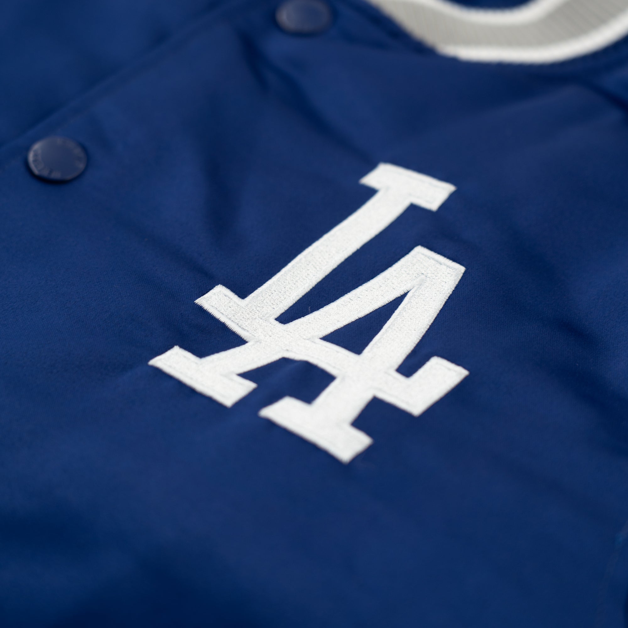 Los Angeles Dodgers New Era USA EDITION Stitched Satin MLB Jacke Blau
