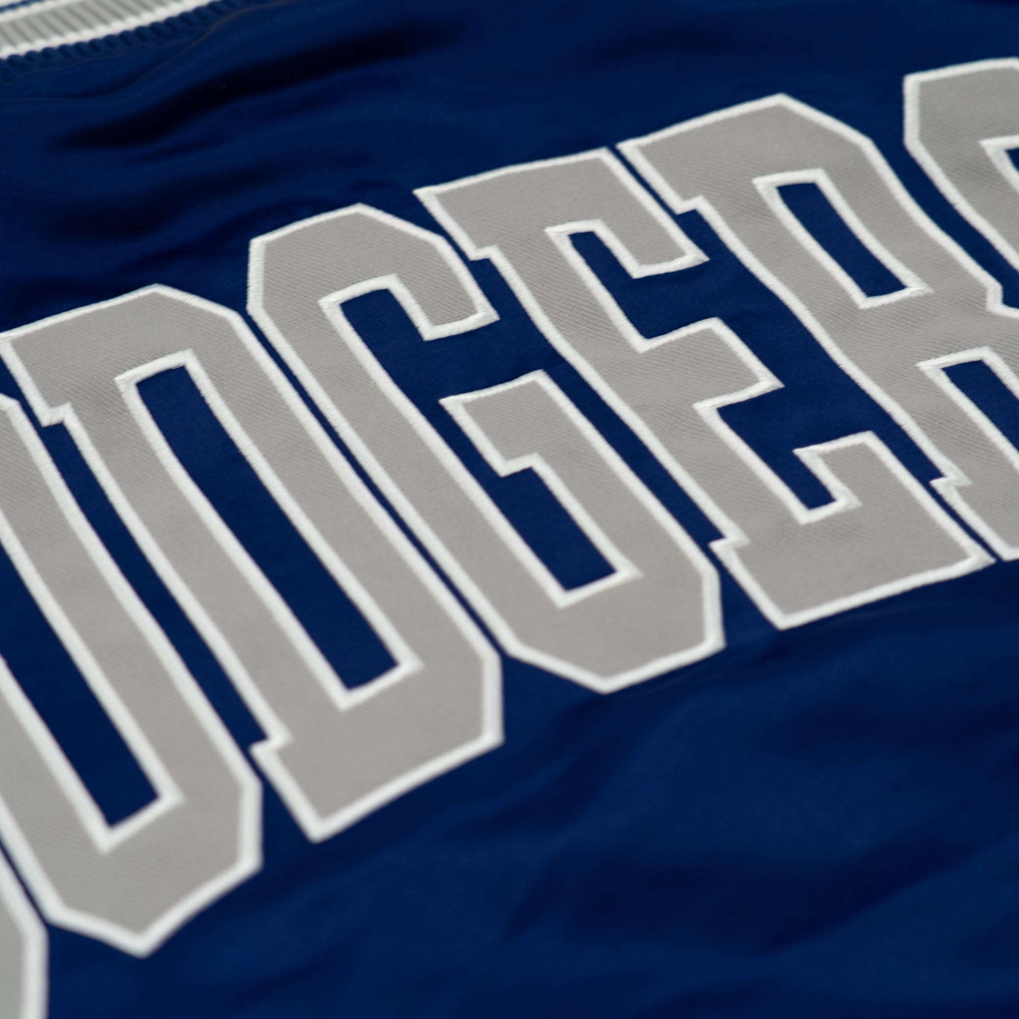 Los Angeles Dodgers New Era USA EDITION Stitched Satin MLB Jacke Blau