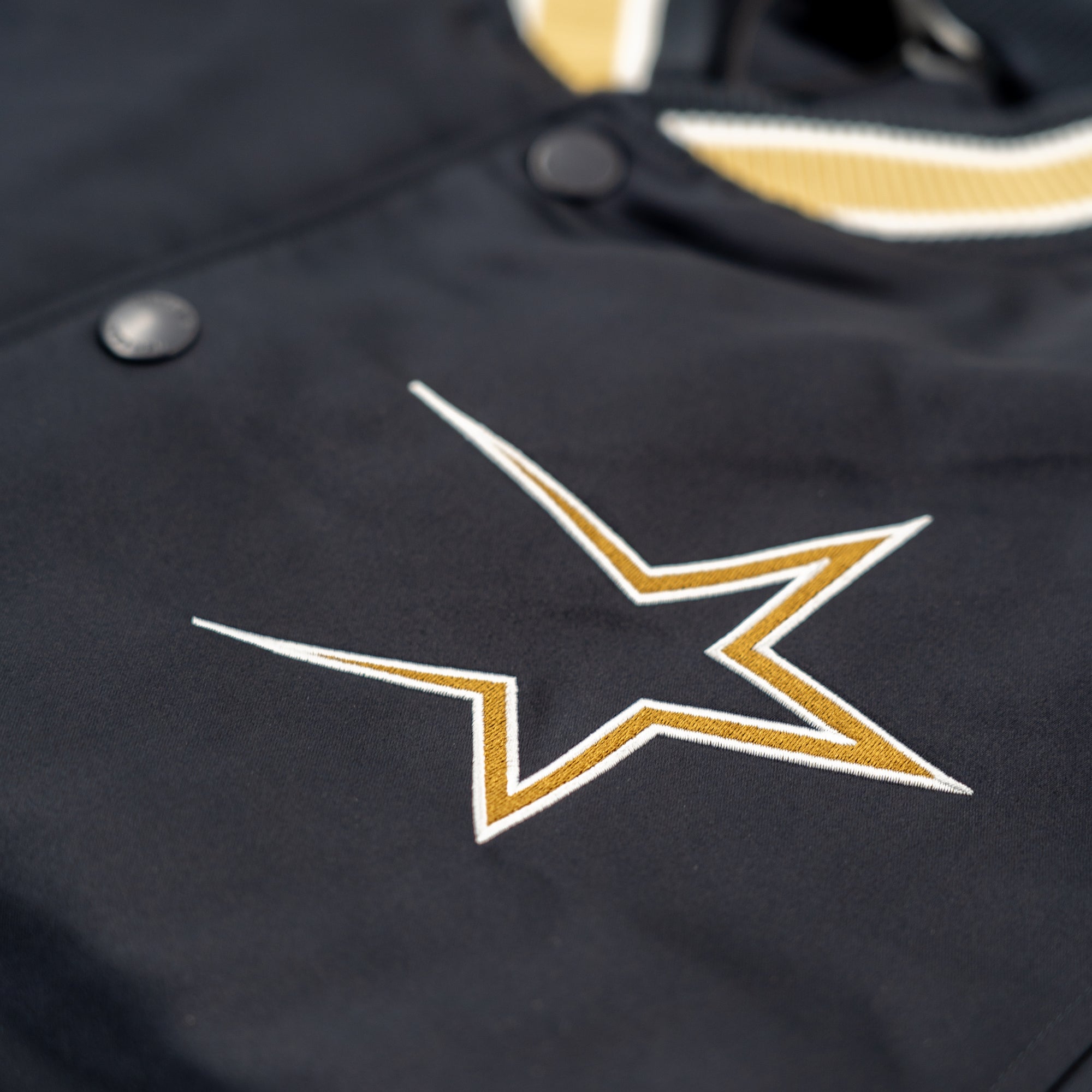 Houston Astros New Era USA EDITION Stitched Satin MLB Jacke Navy