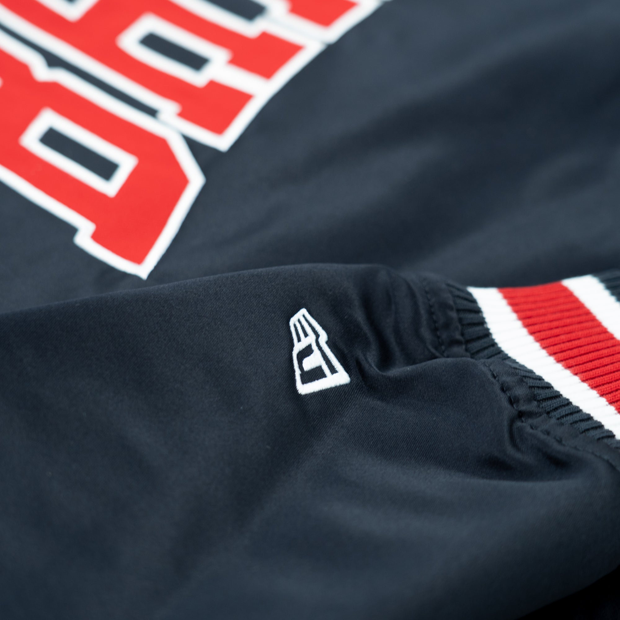 Atlanta Braves New Era USA EDITION Stitched Satin MLB Jacke Navy
