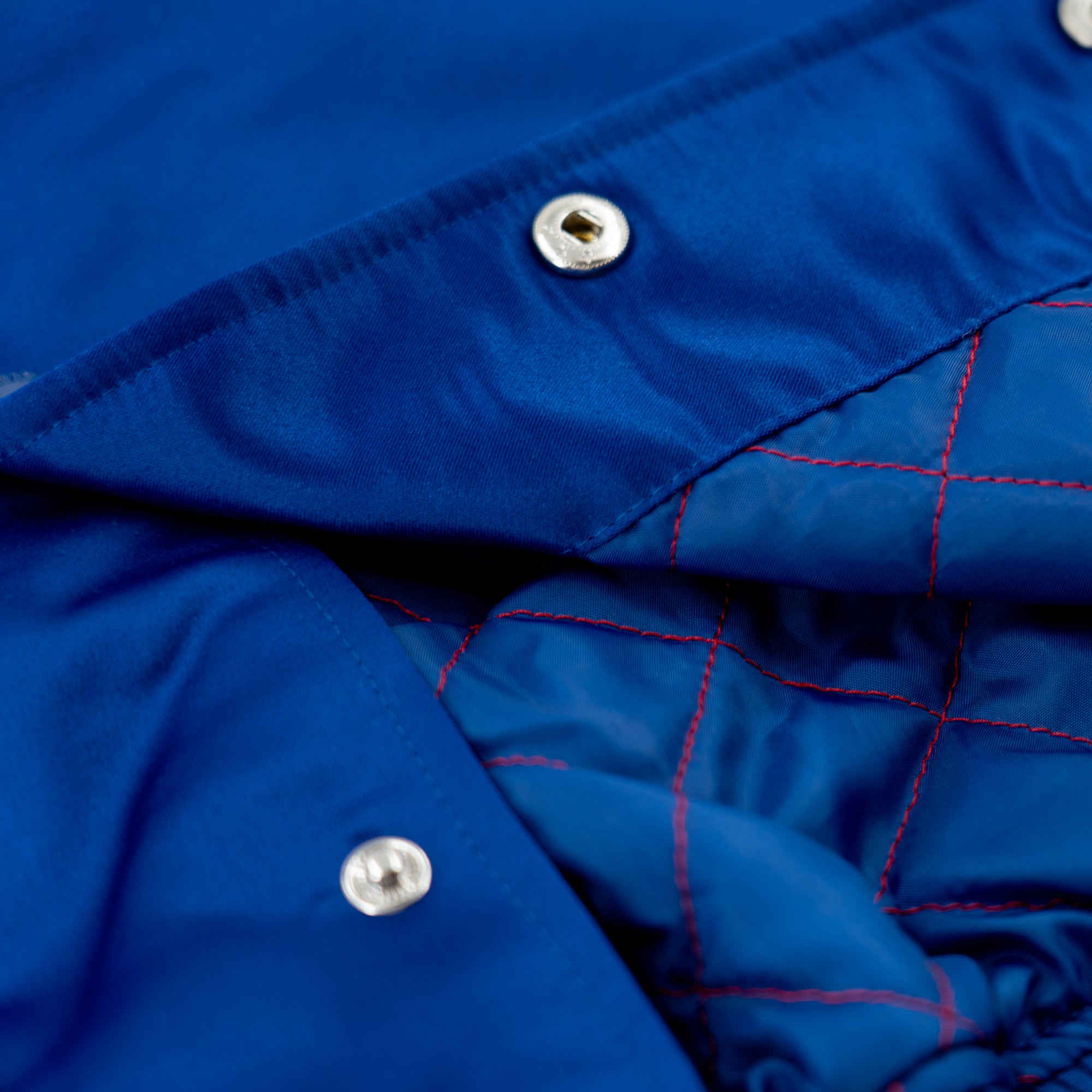 Chicago Cubs New Era USA EDITION Stitched Satin MLB Jacke Blau - STADIUMDREAMS