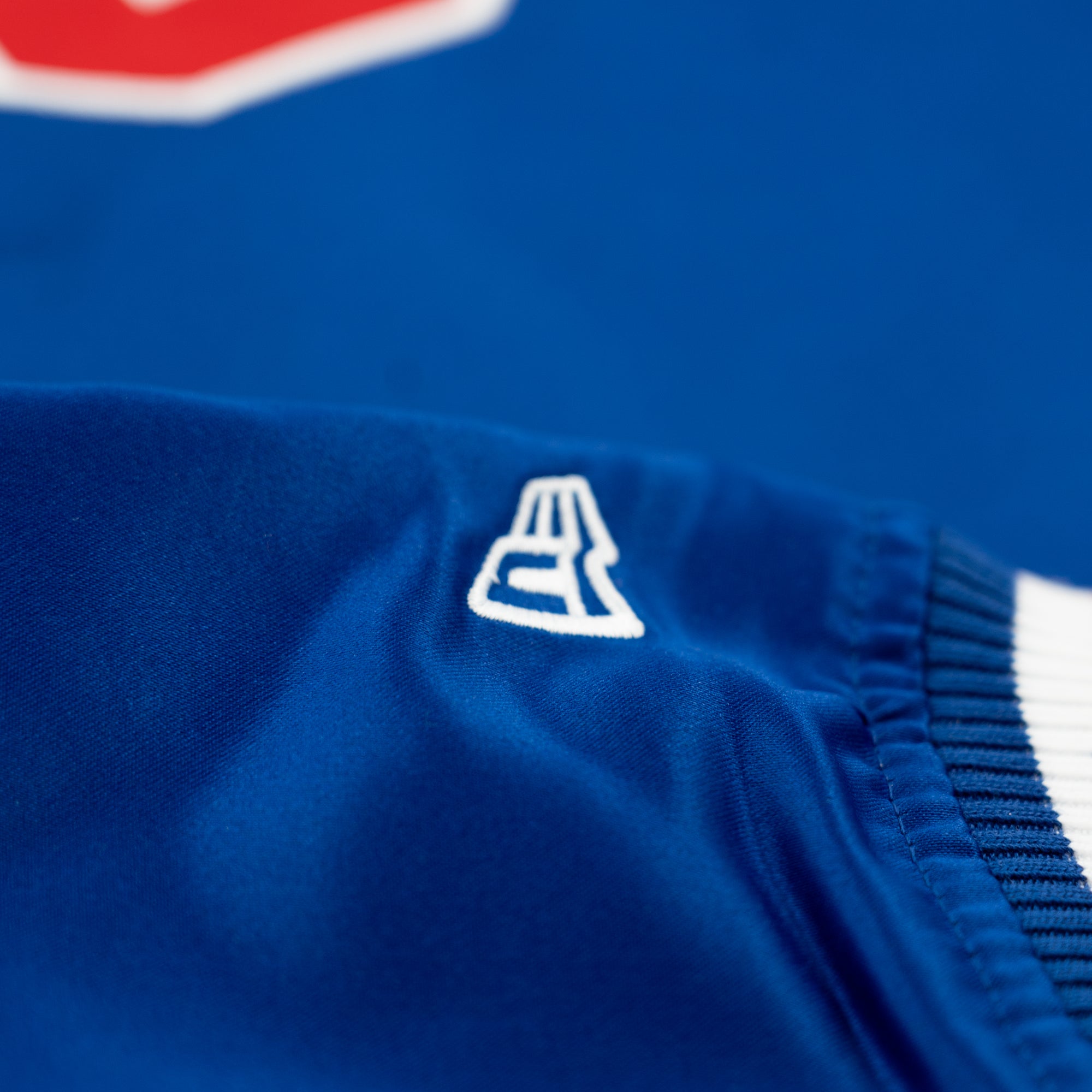 Chicago Cubs New Era USA EDITION Stitched Satin MLB Jacke Blau - STADIUMDREAMS