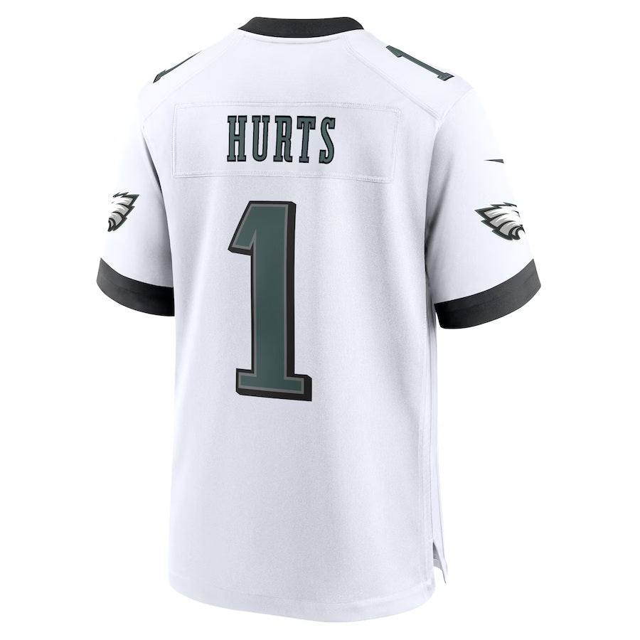 Jalen Hurts #1 Philadelphia Eagles Nike Road Game NFL Trikot Weiß - STADIUMDREAMS