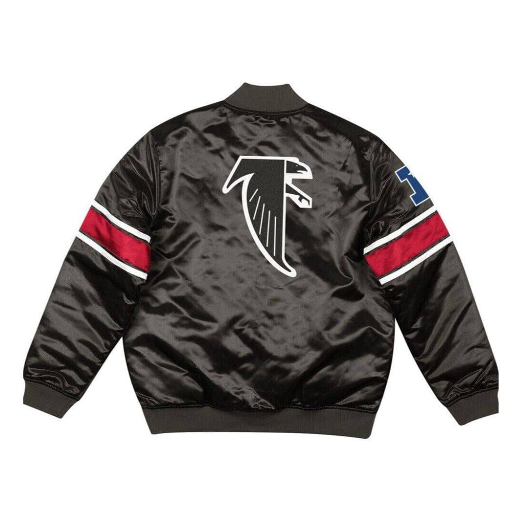 Atlanta Falcons NFL Heavyweight Satin Jacke schwarz - STADIUMDREAMS