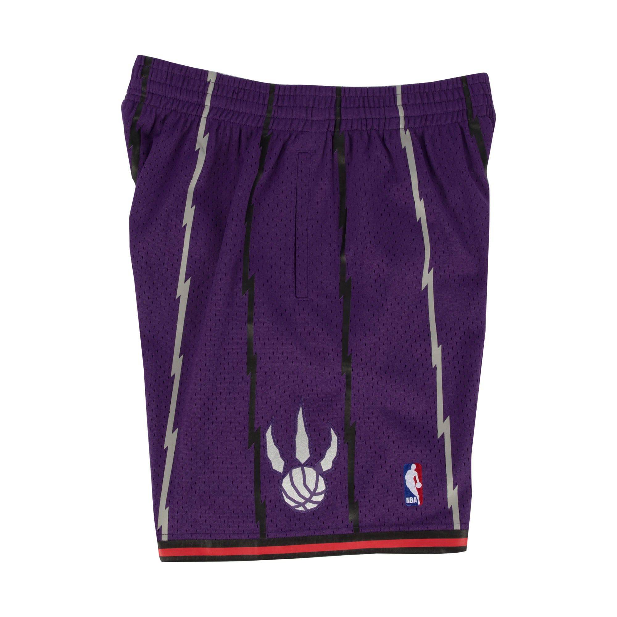 Toronto Raptors NBA Swingman Shorts 1998-1999 lila - STADIUMDREAMS