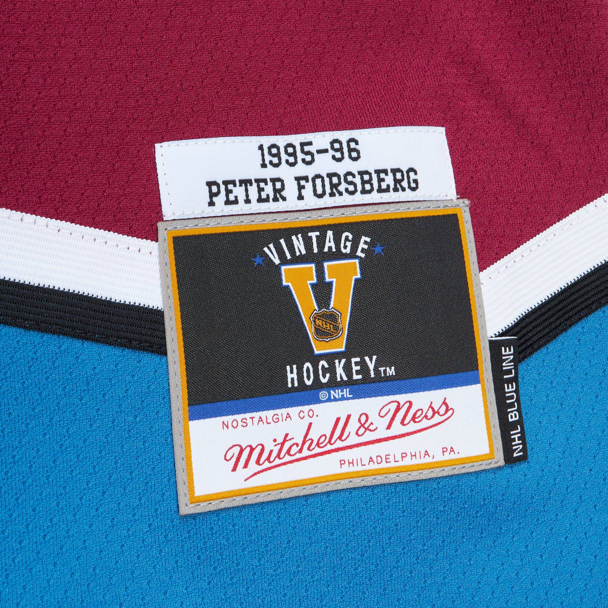 Colorado Avalanche Peter Forsberg 1995 NHL Trikot rot - STADIUMDREAMS