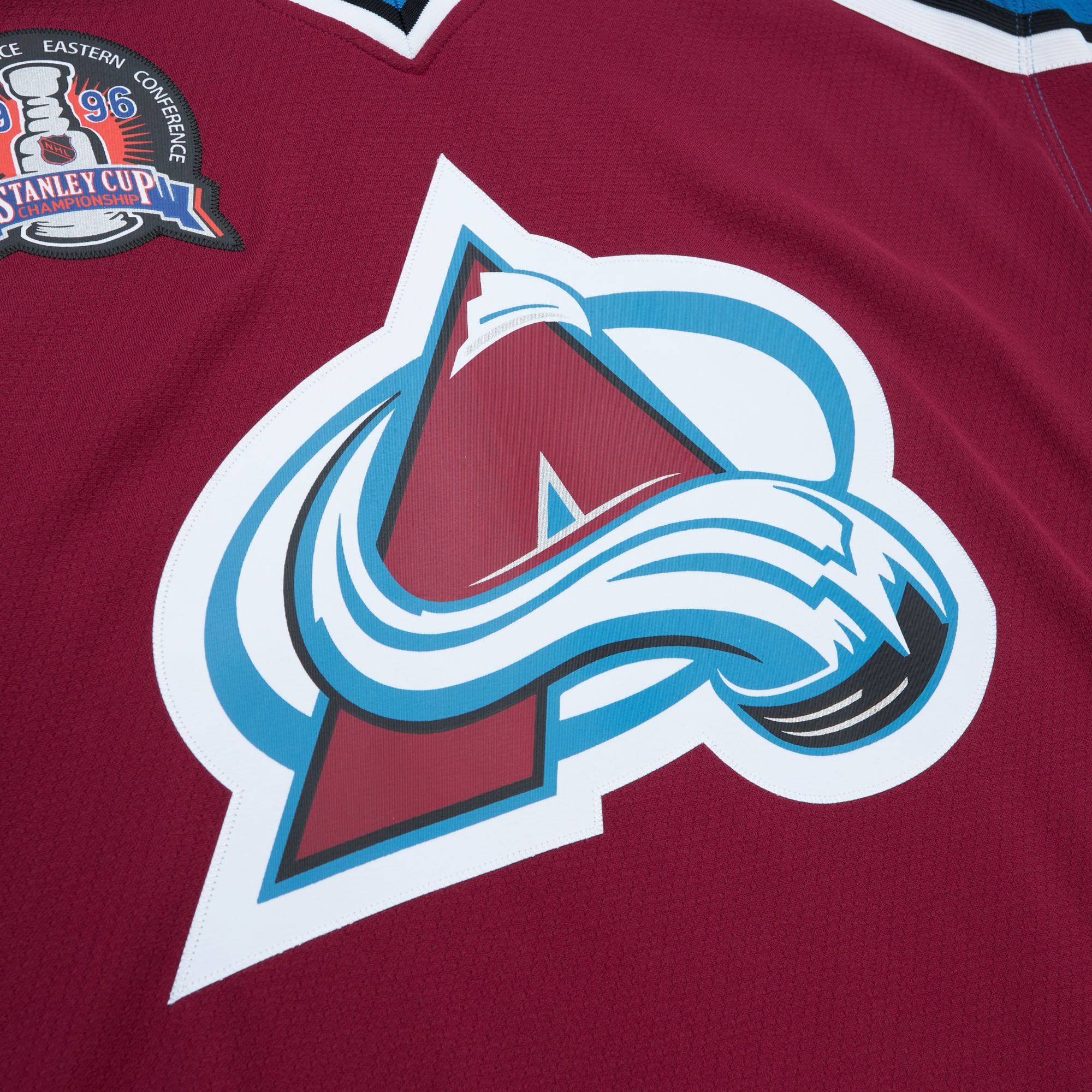 Colorado Avalanche Peter Forsberg 1995 NHL Trikot rot - STADIUMDREAMS