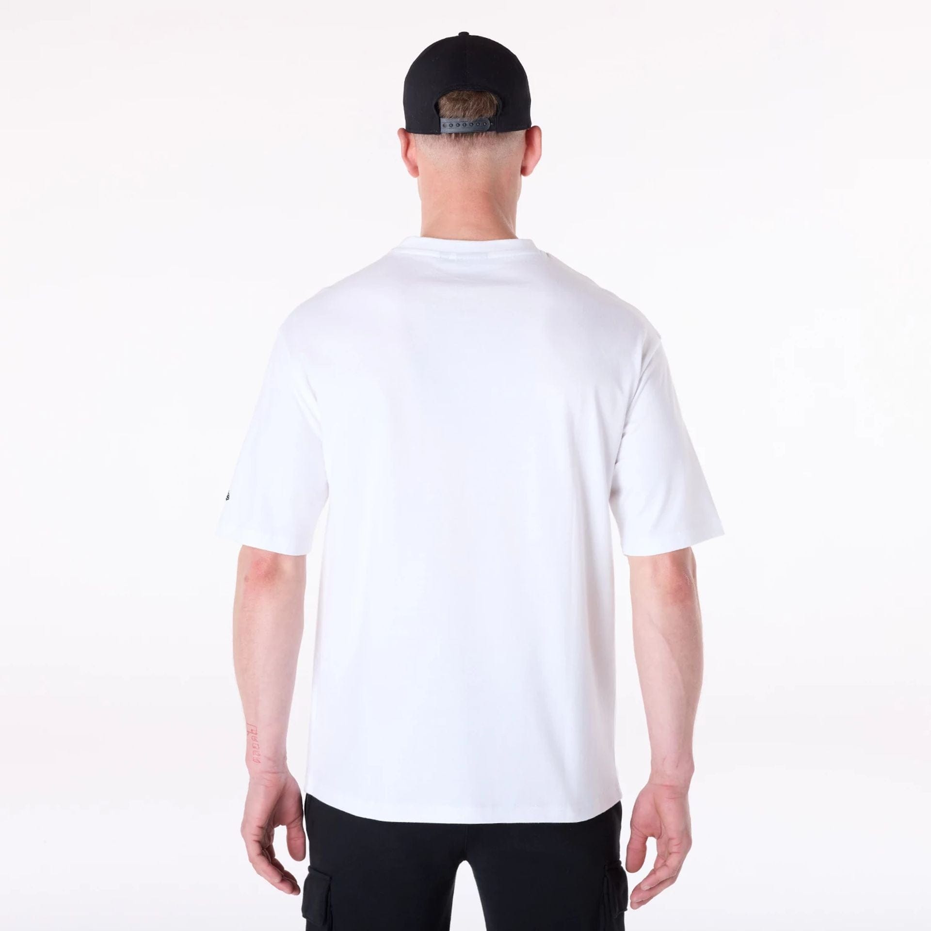 Chicago Bulls New Era Court Graphic NBA T-Shirt Weiß - STADIUMDREAMS