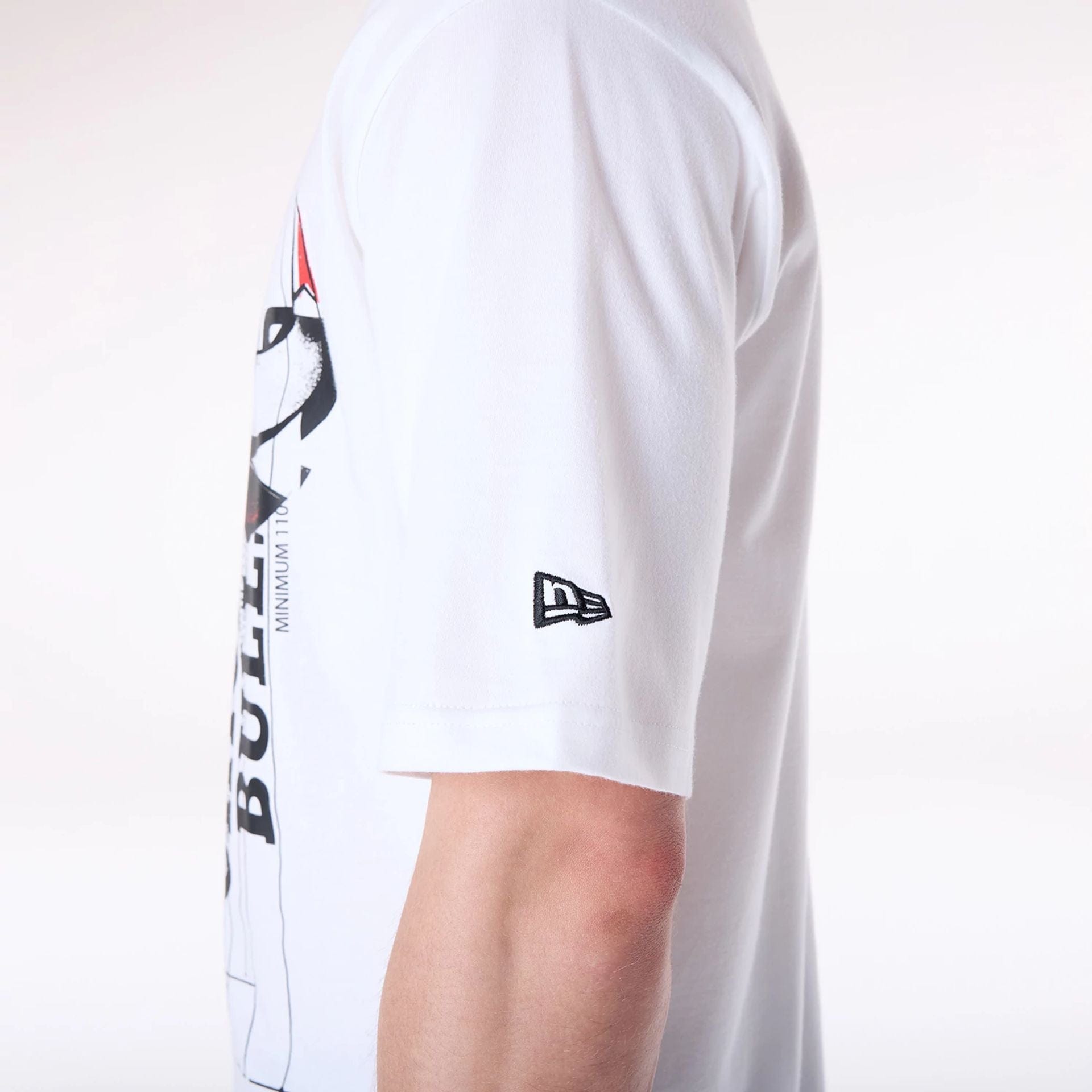 Chicago Bulls New Era Court Graphic NBA T-Shirt Weiß - STADIUMDREAMS