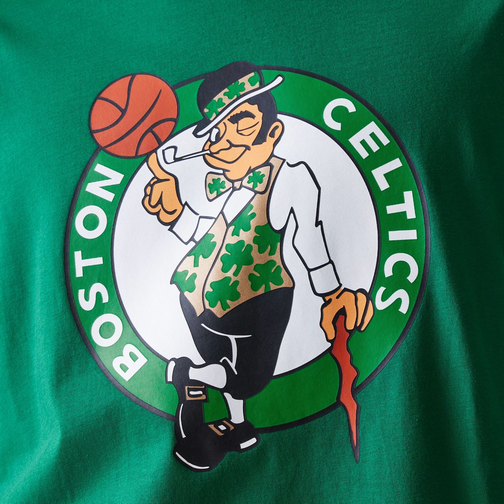 Boston Celtics New Era NBA Panel T-Shirt Grün - STADIUMDREAMS