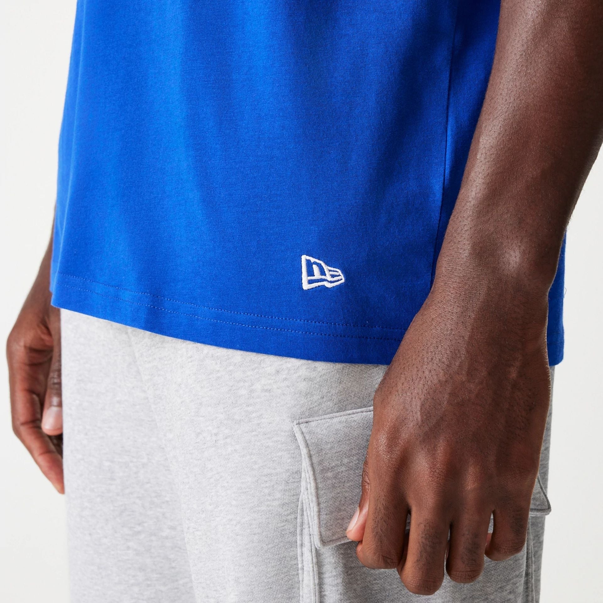 Golden State Warriors New Era NBA Panel T-Shirt Blau - STADIUMDREAMS