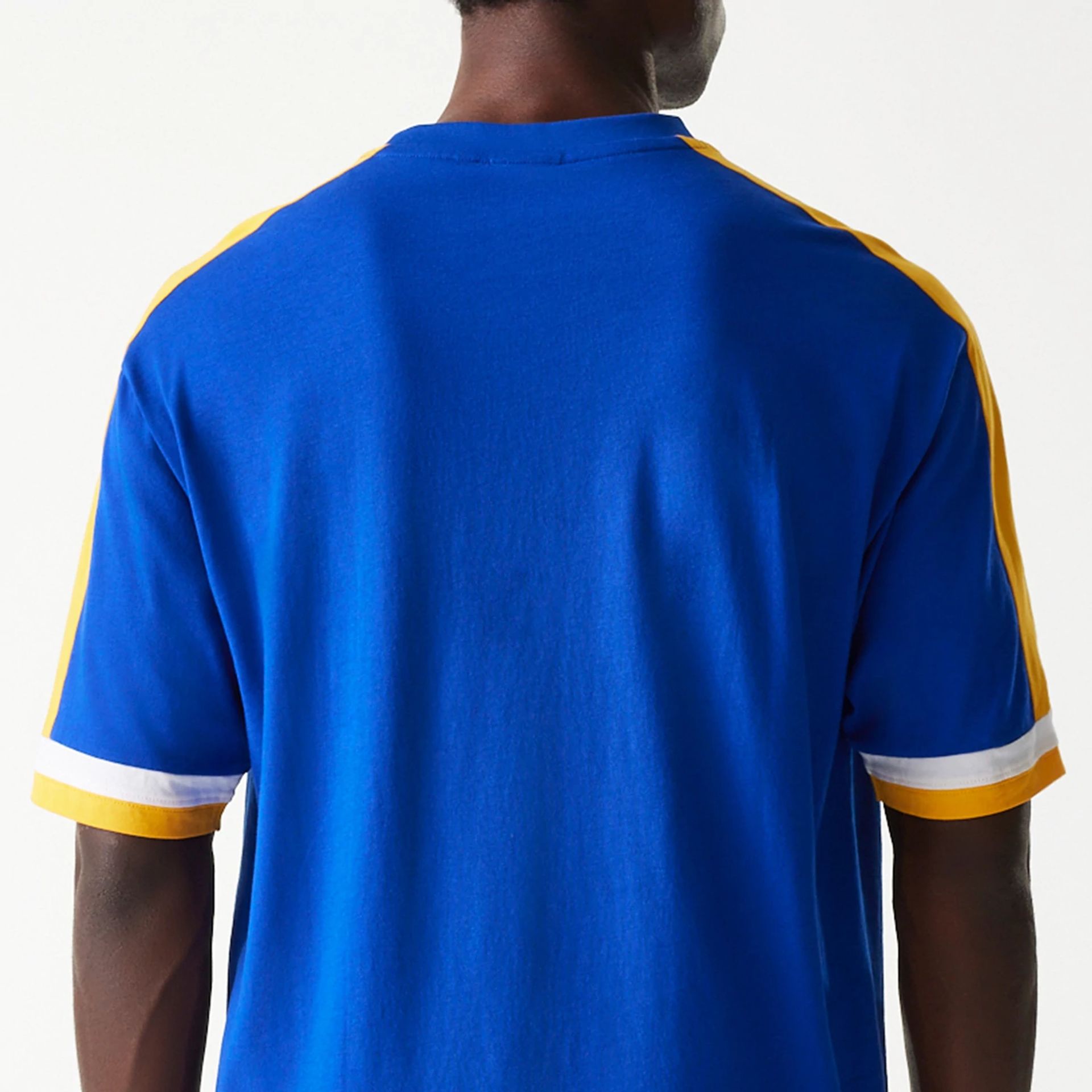 Golden State Warriors New Era NBA Panel T-Shirt Blau - STADIUMDREAMS