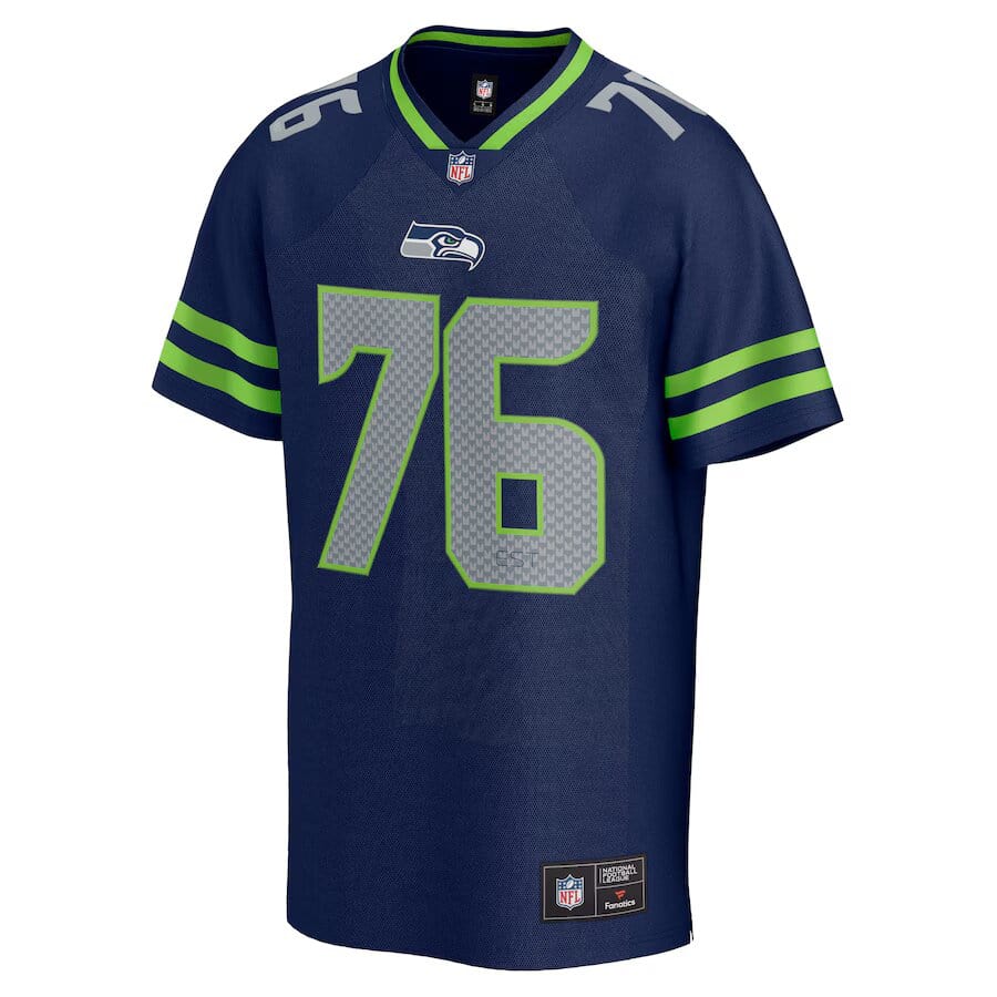 Seattle Seahawks Fanatics NFL Core Foundation Trikot Navy - STADIUMDREAMS