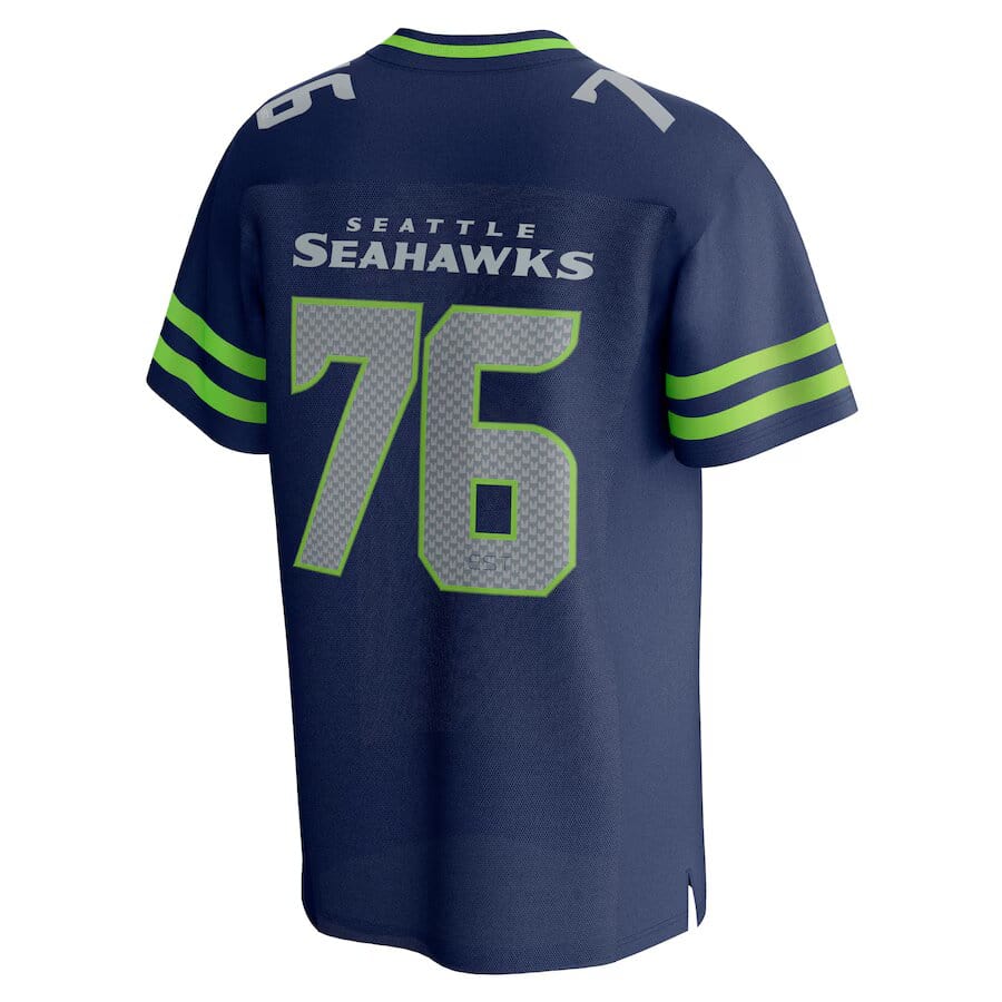 Seattle Seahawks Fanatics NFL Core Foundation Trikot Navy - STADIUMDREAMS