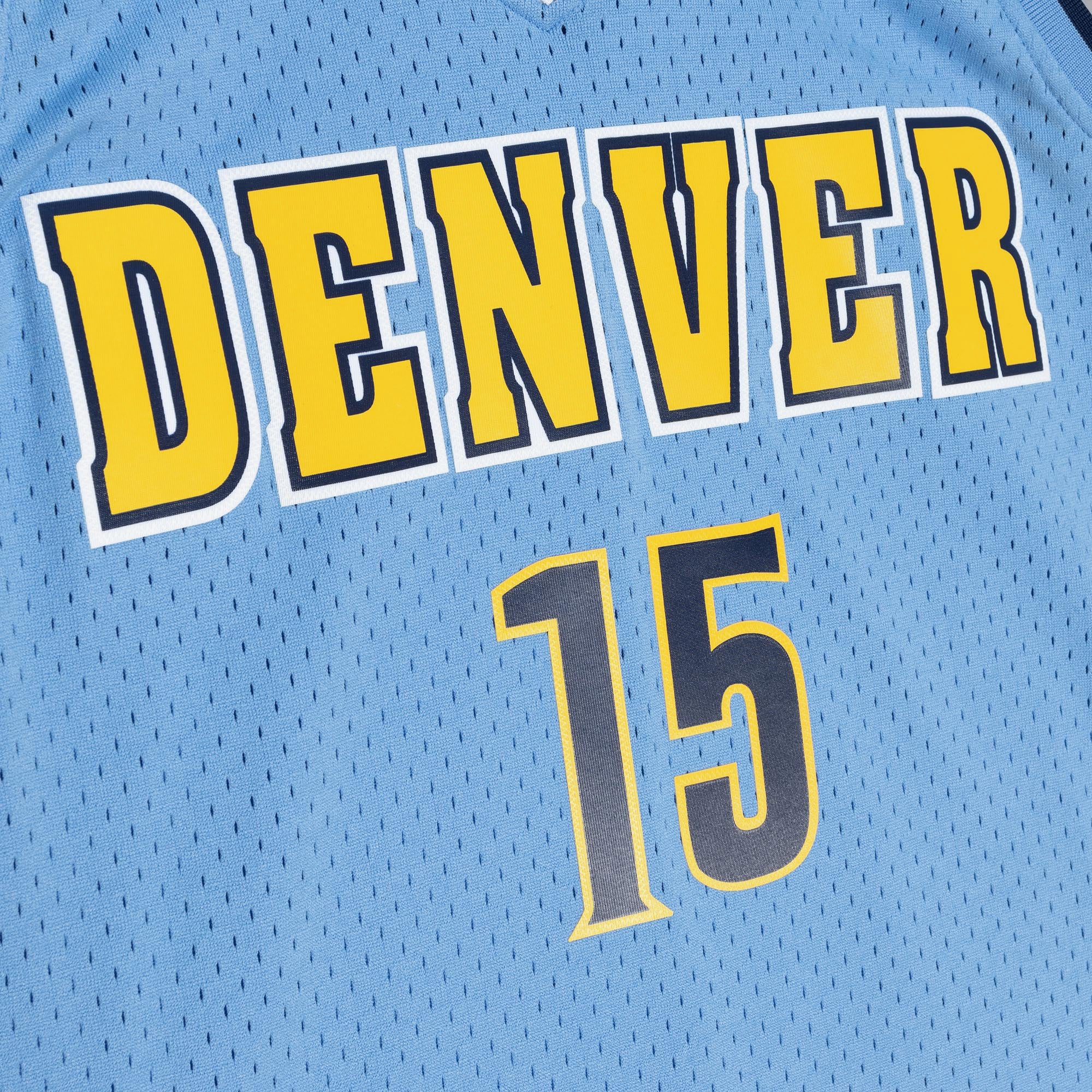 Nikola Jokic #15 Denver Nuggets Mitchell & Ness NBA Swingman Trikot 2016 Blau